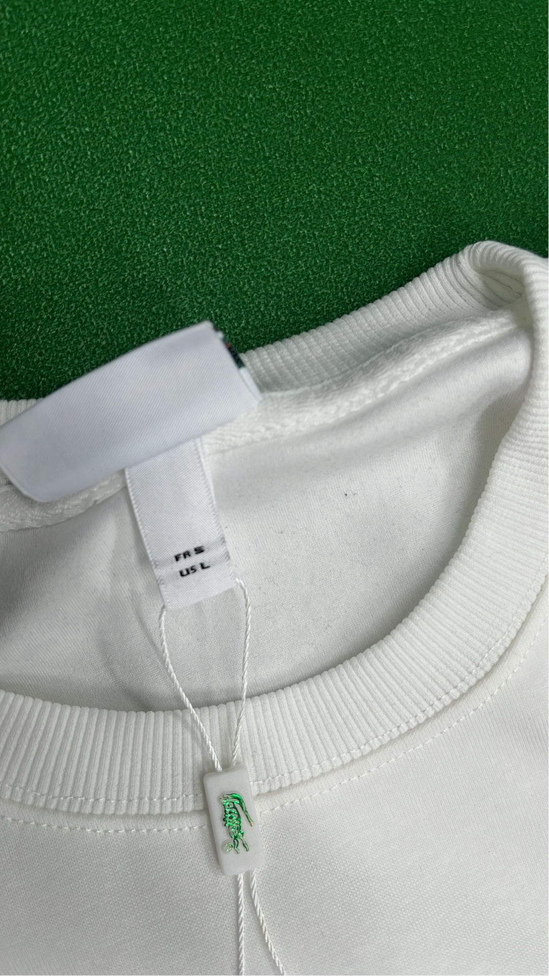 LACOSTE Crocodile Logo Sweatshirt for Men Women