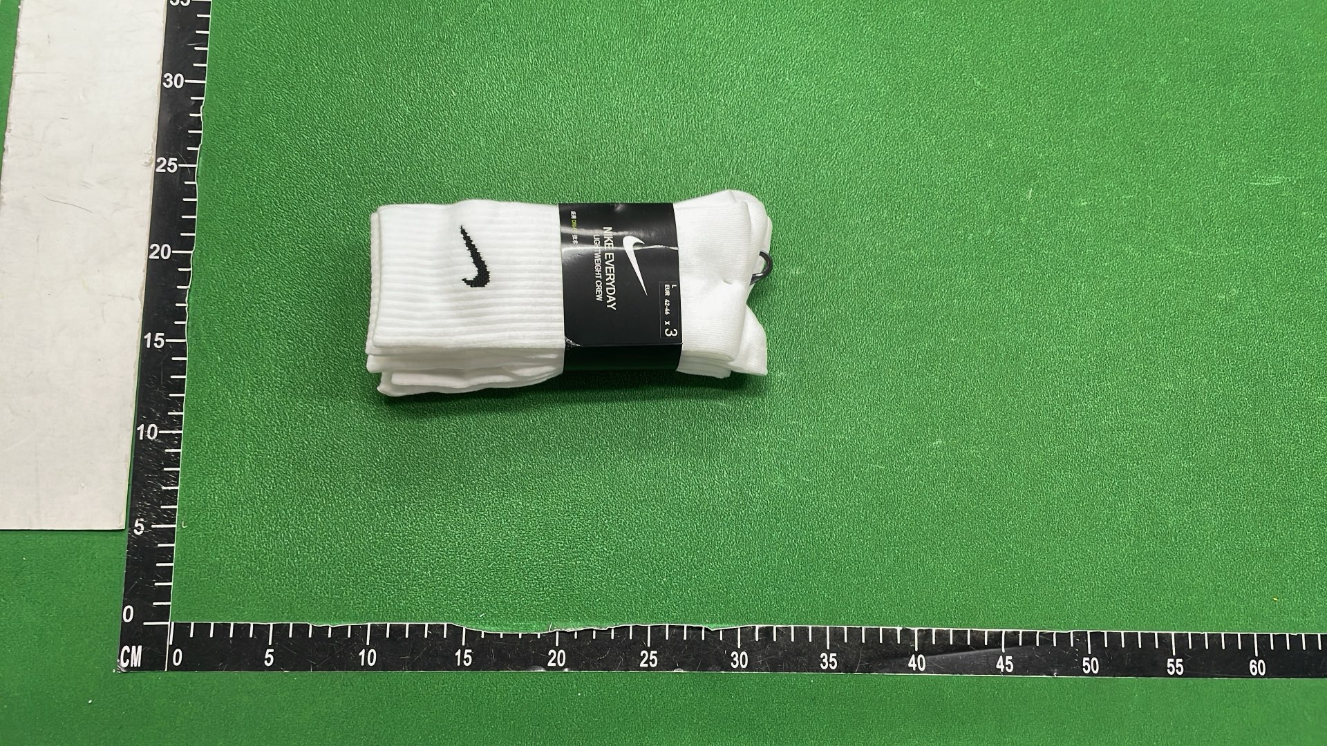 Nike Black Crew Socks with White Logo