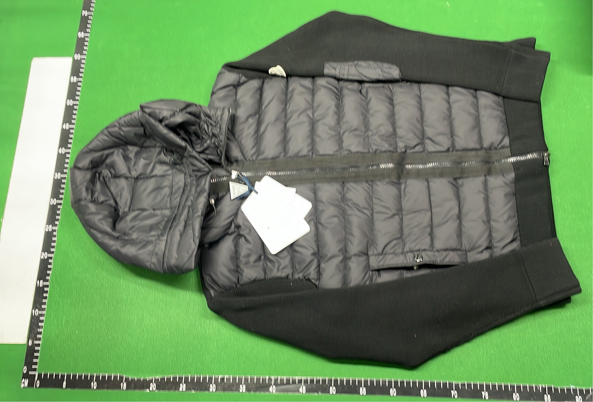 Moncler Black Puffer Vest with Hood