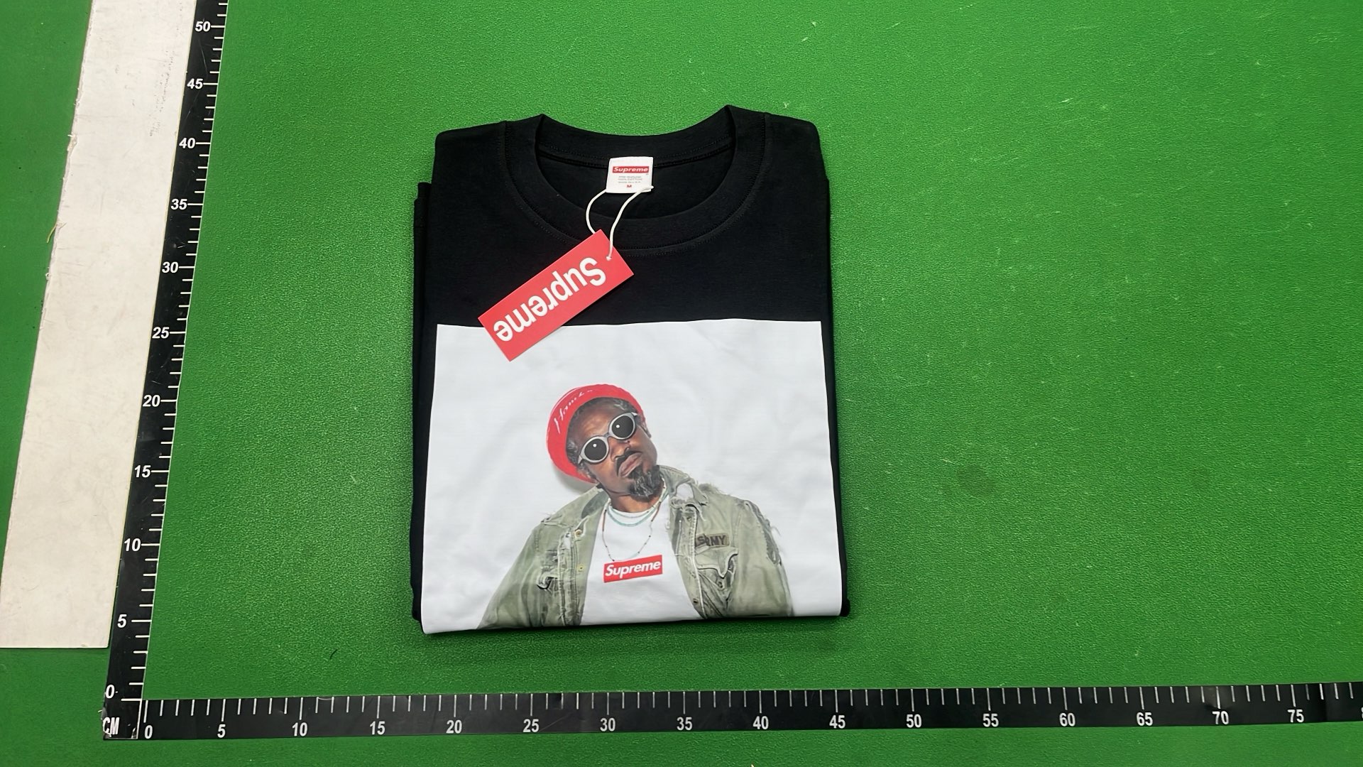 Green T-Shirt with Printed Graphic Design