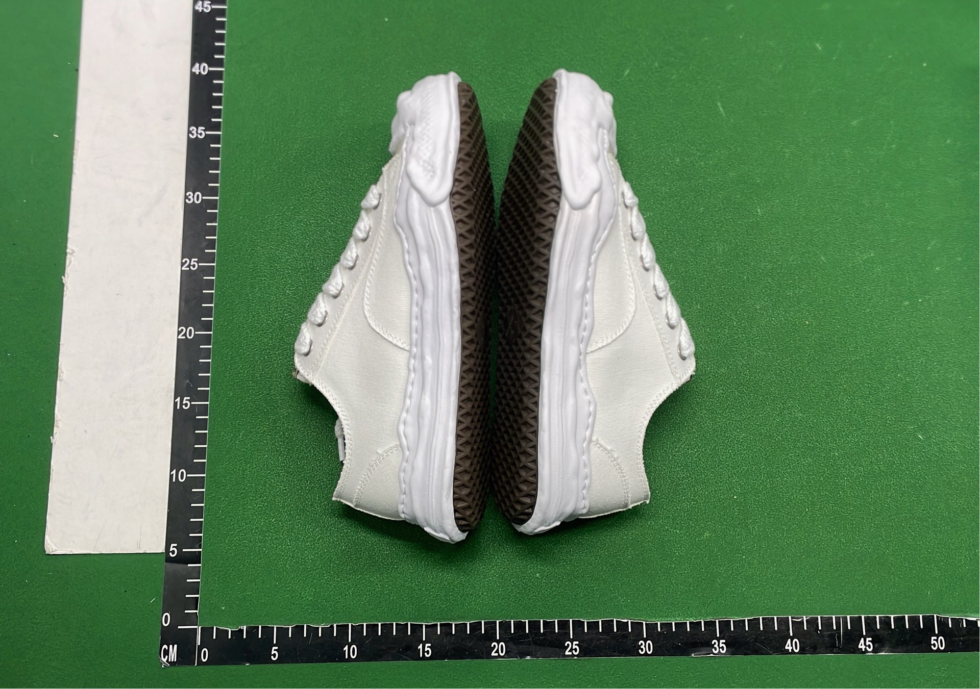 Black Canvas Low Top Sneakers with White Laces and Thick Sole