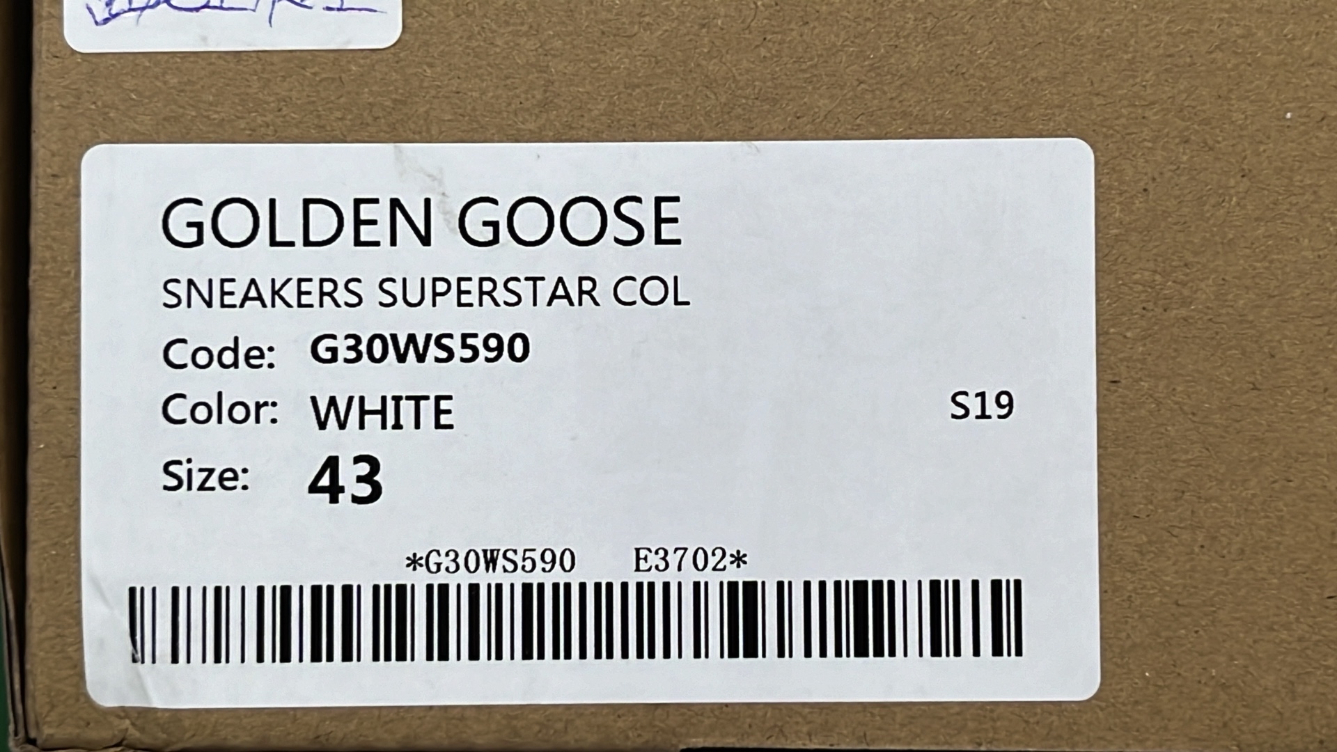 GGDBX Star Sneakers - White Leather Glitter Shoes for Women