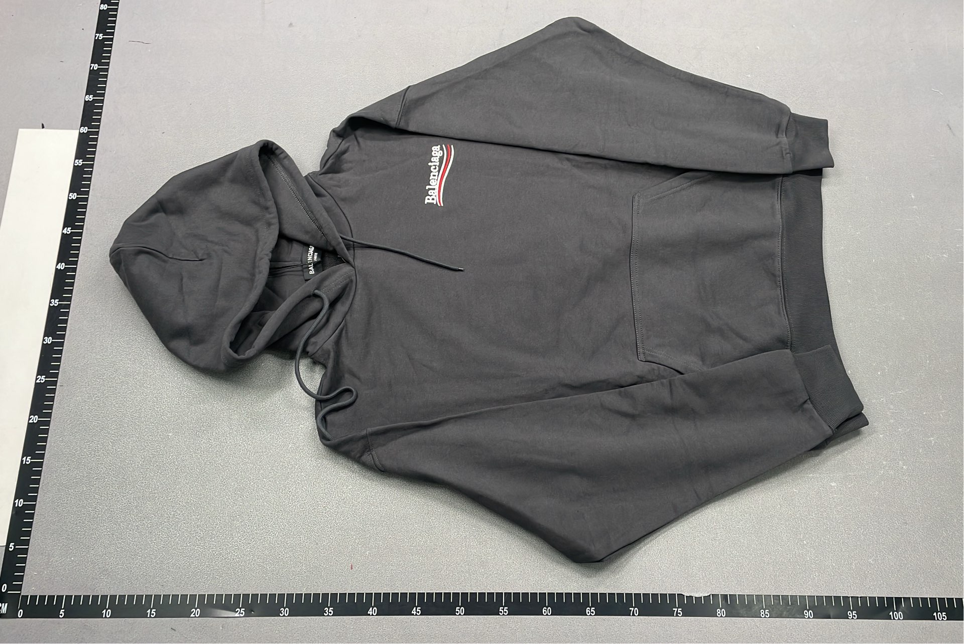 Balenciaga White Logo Hoodie Sweatshirt