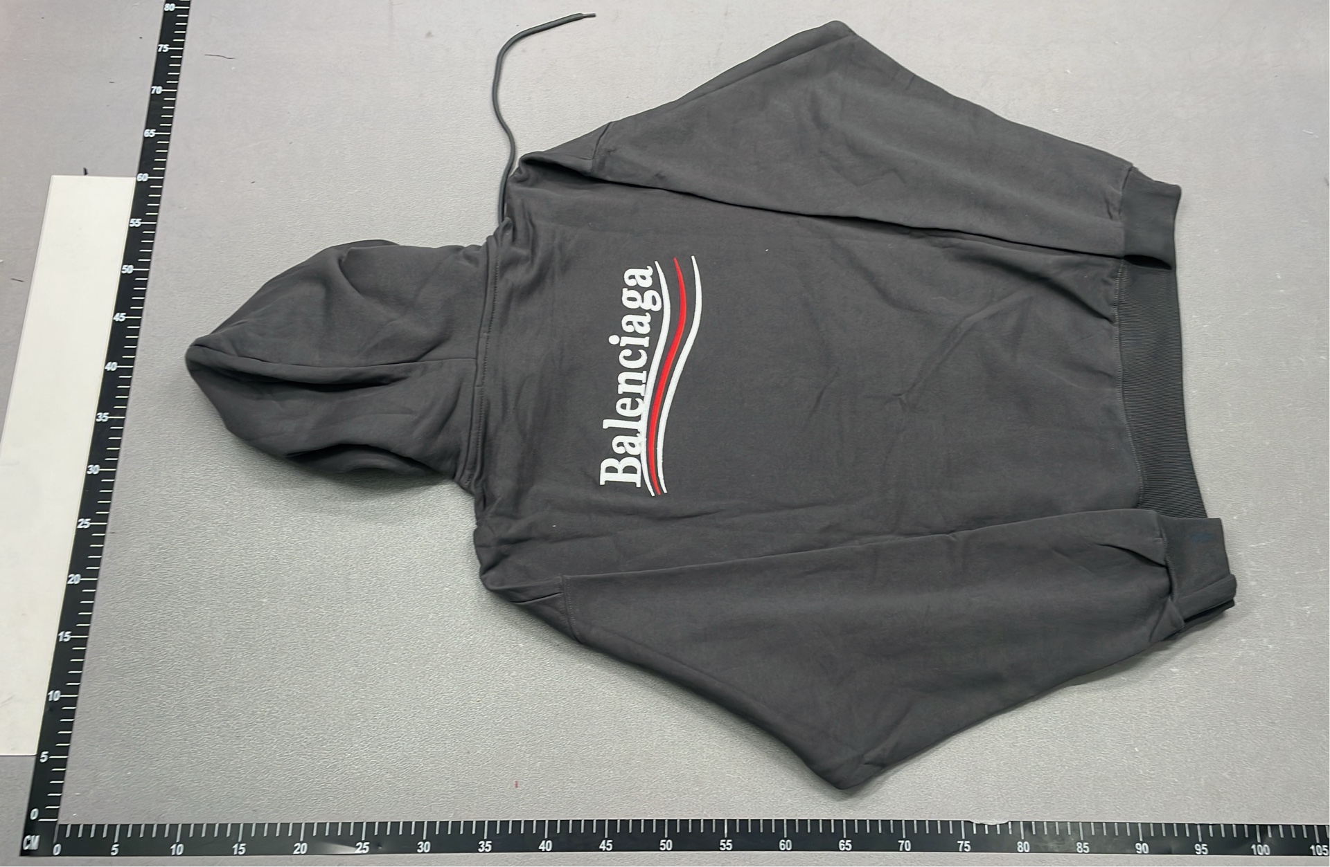 Balenciaga White Logo Hoodie Sweatshirt