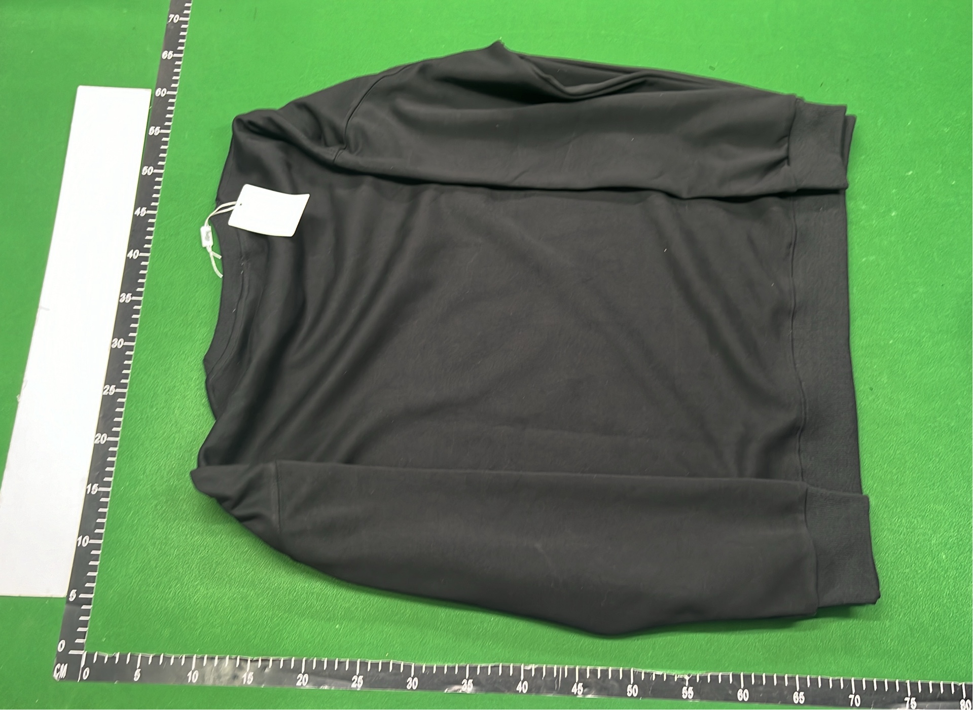 Lacoste Black Crewneck Sweatshirt with Crocodile Logo