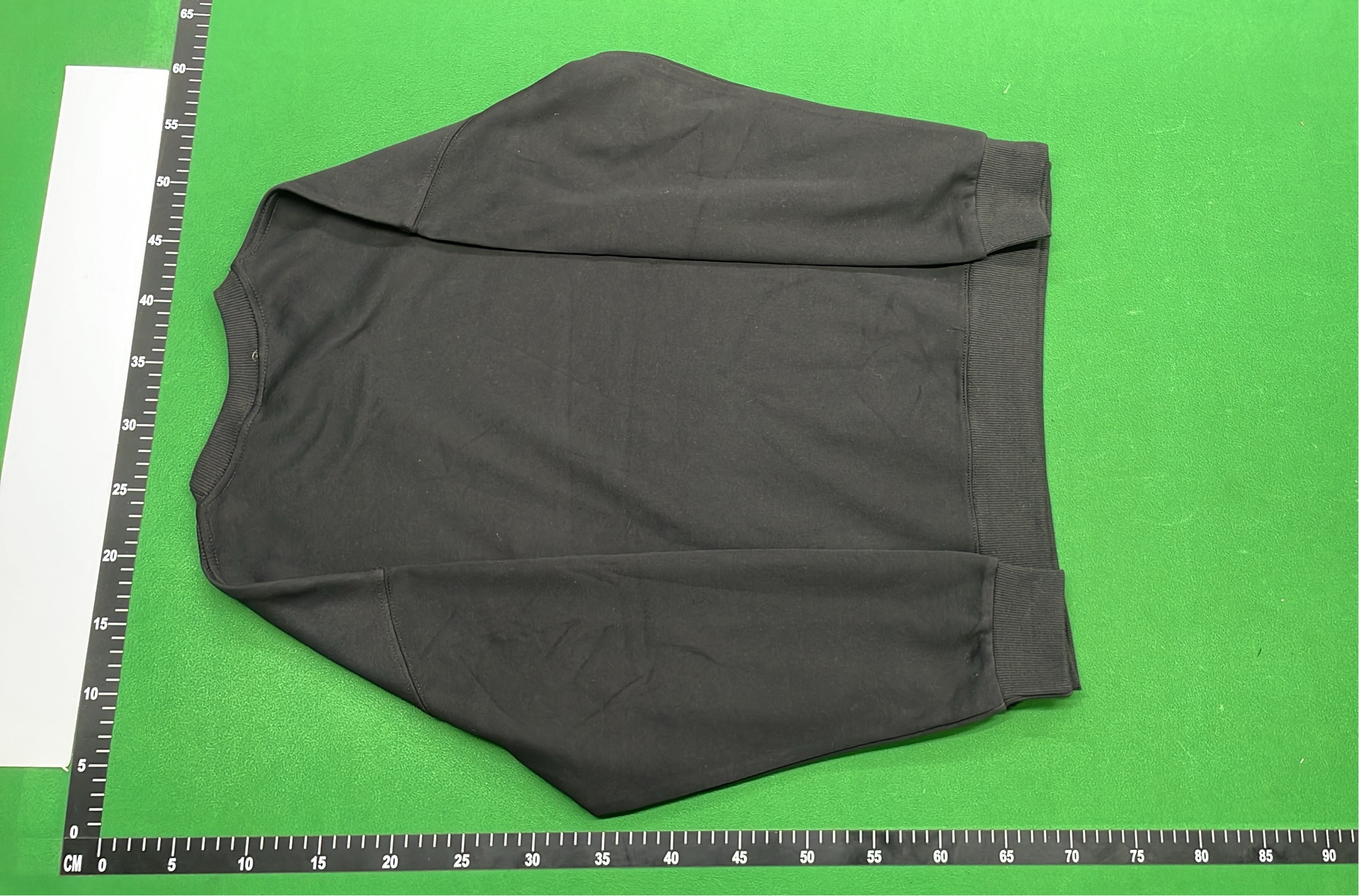 Lacoste Black Crewneck Sweatshirt with Crocodile Logo