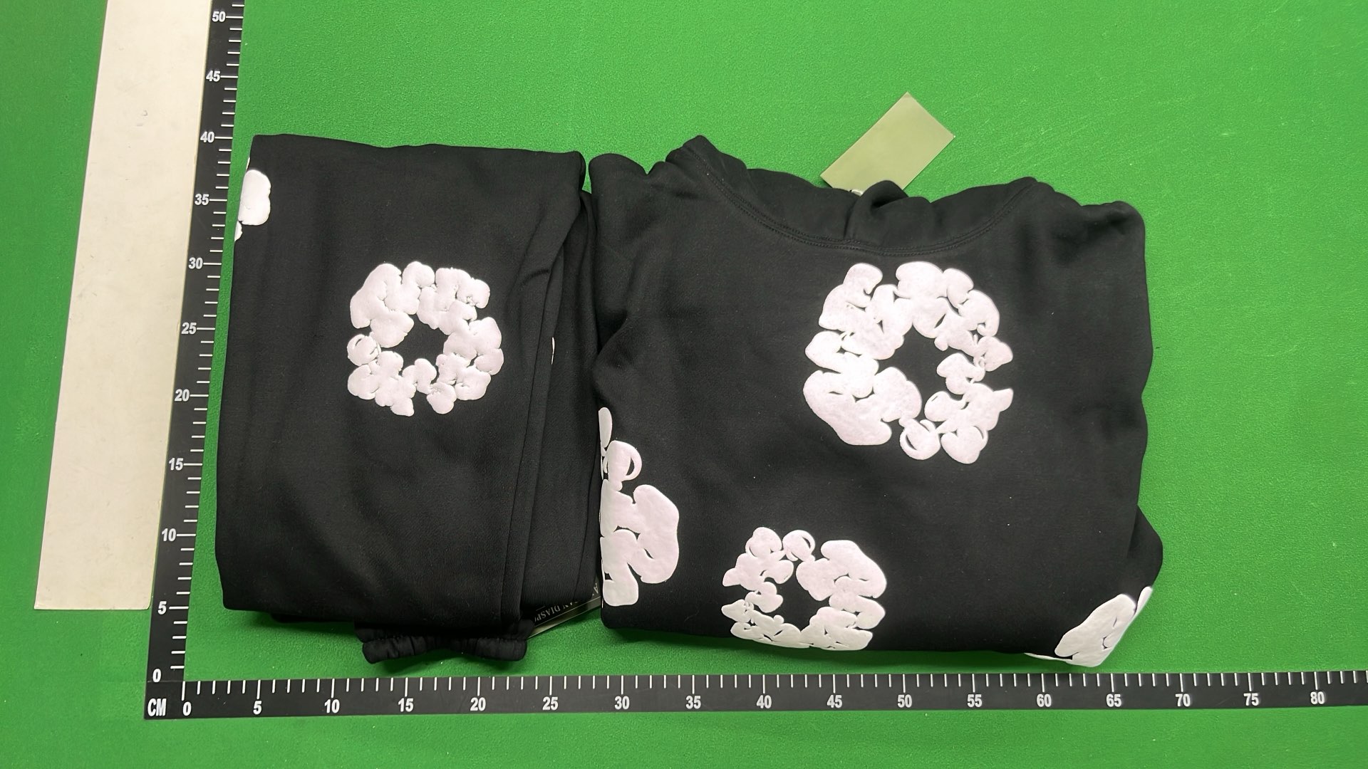 Black Floral Print Hoodie Sweatshirt