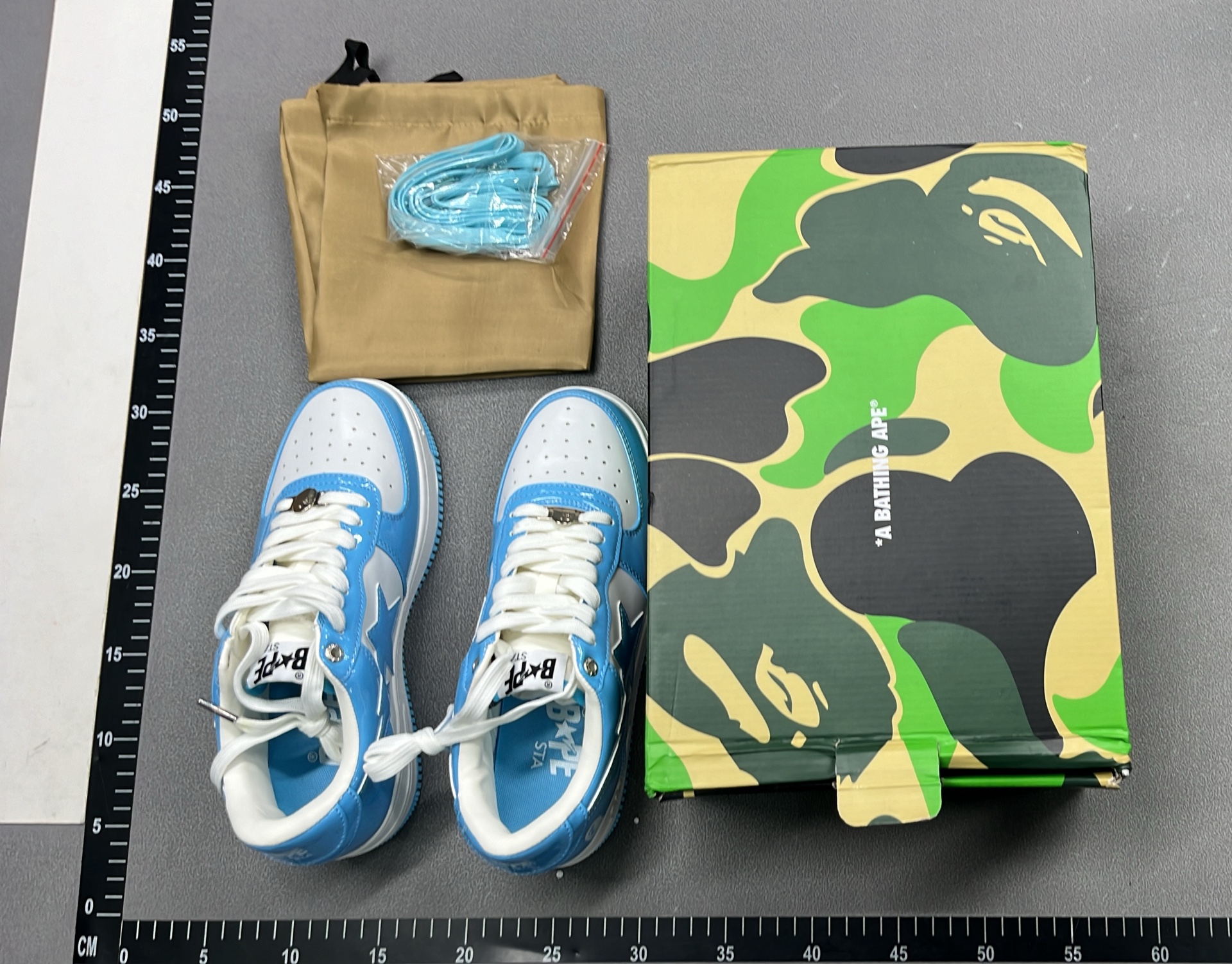 BAPE x Nike SB Dunk Low Colorful Star Design Sneakers