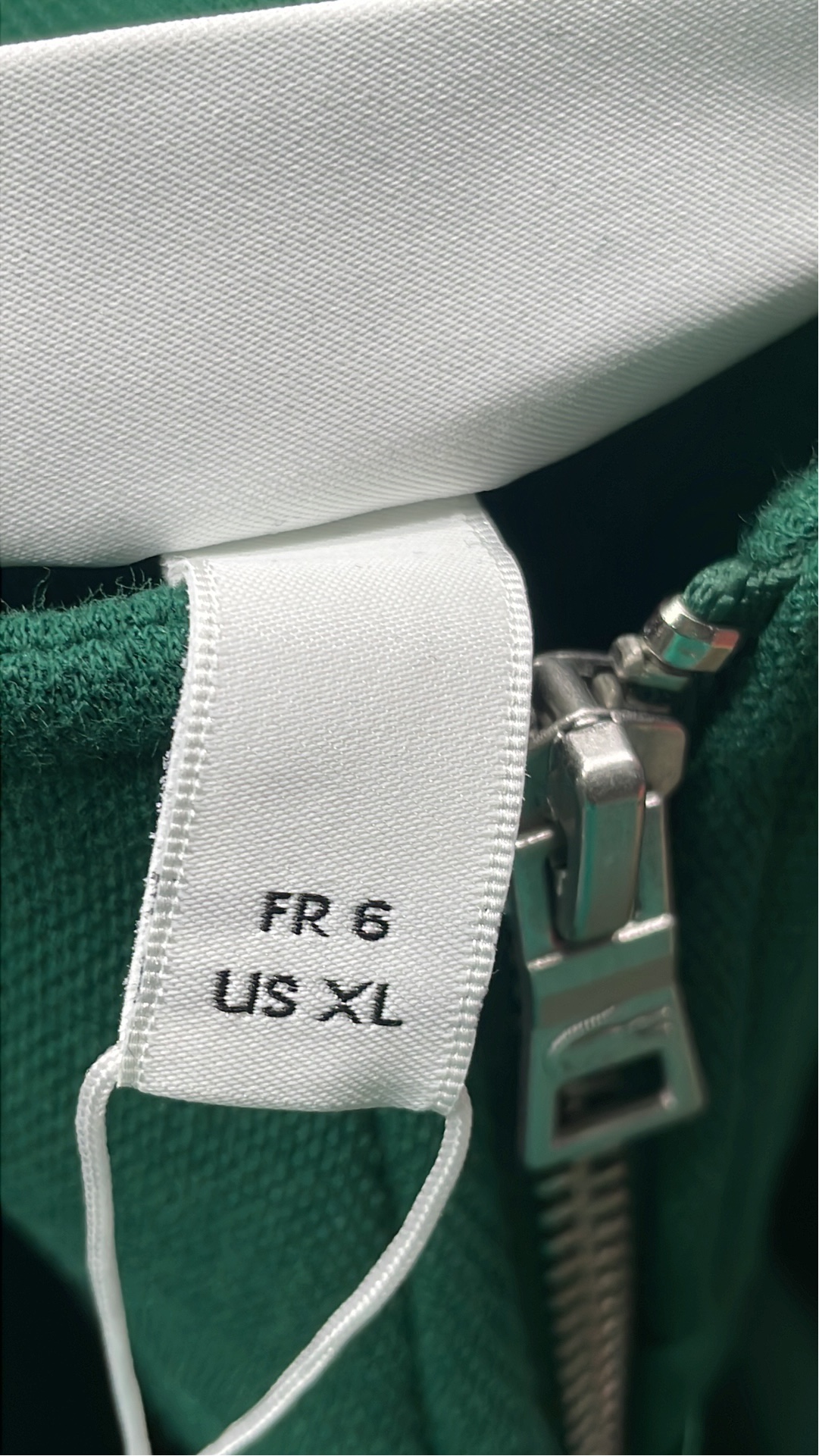 Green Lacoste Half-Zip Sweatshirt for Men