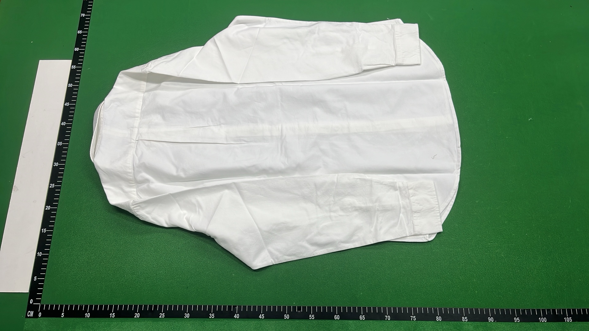 Classic White Button-Down Shirt with Logo