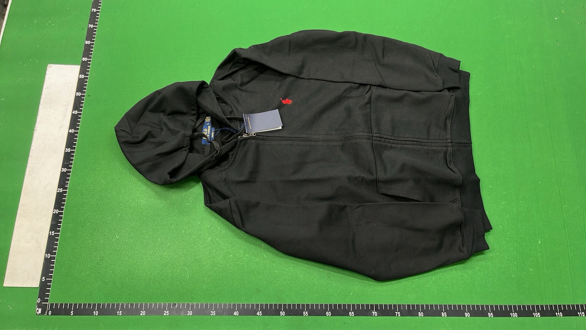 Black Hoodie with White Pony Logo