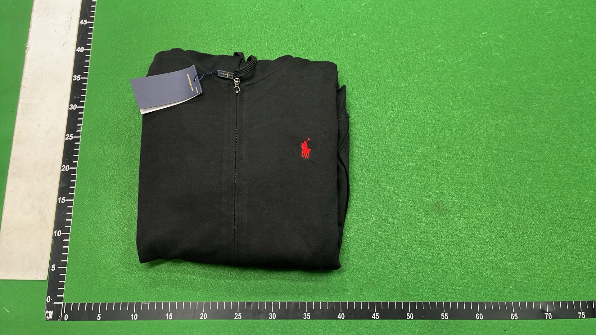 Black Hoodie with White Pony Logo