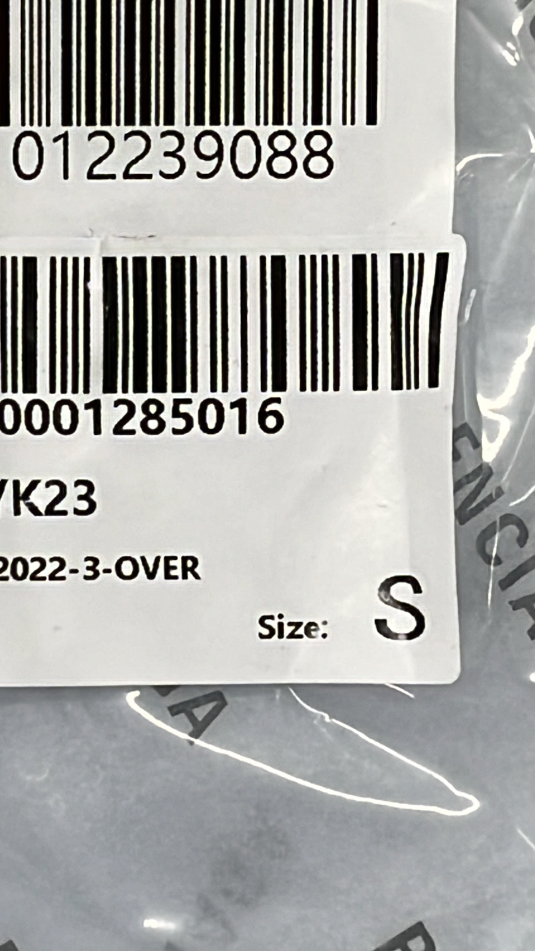 WFP x Balenciaga White T-Shirt with Blue Print