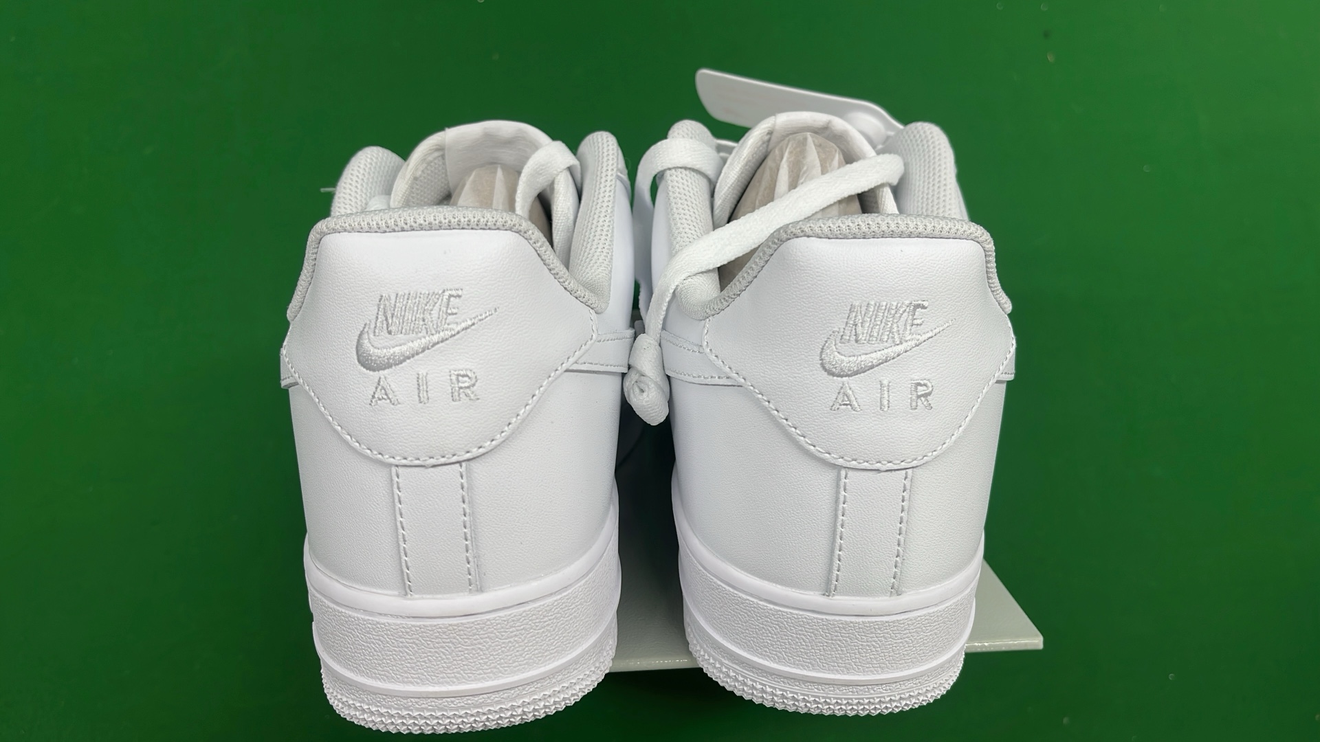 White Nike Air Force 1 Low Sneakers for Men and Women