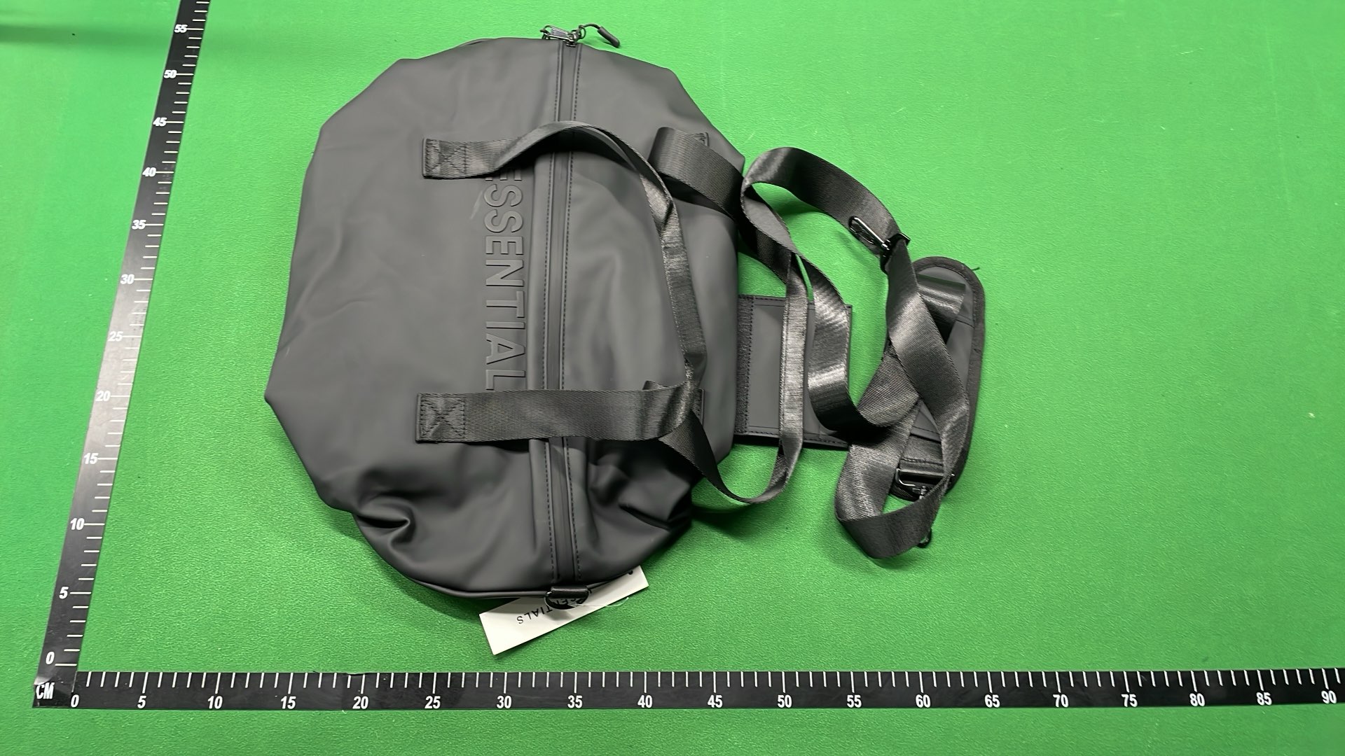 Essentials Black Duffle Bag for Gym and Travel