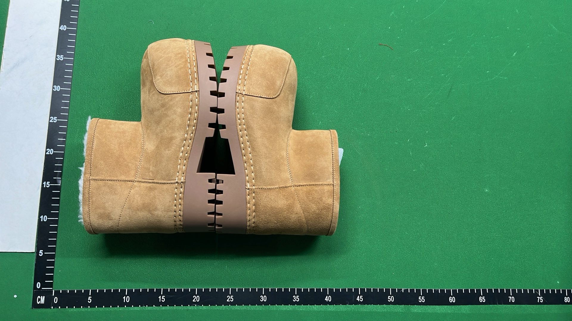 Brown Suede Winter Boots with Faux Fur Lining