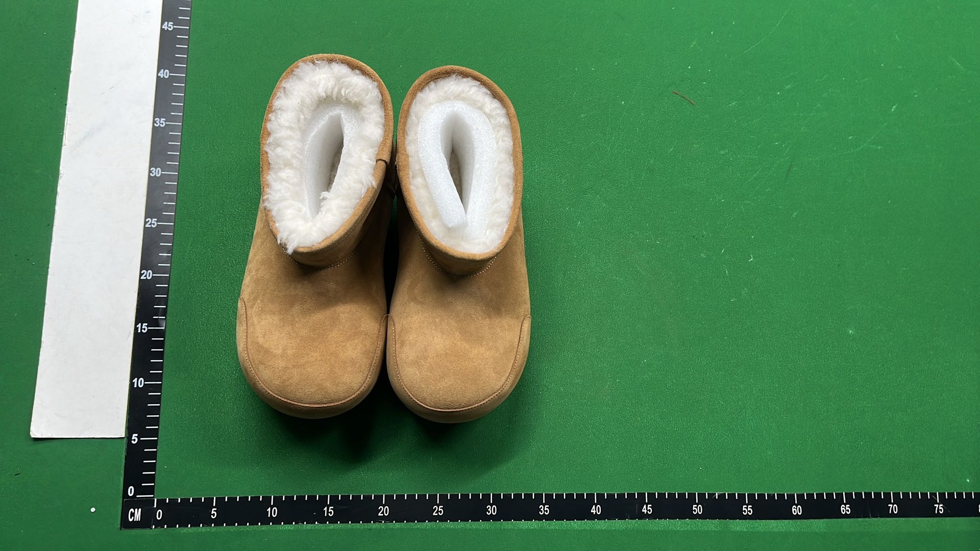 Brown Suede Winter Boots with Faux Fur Lining