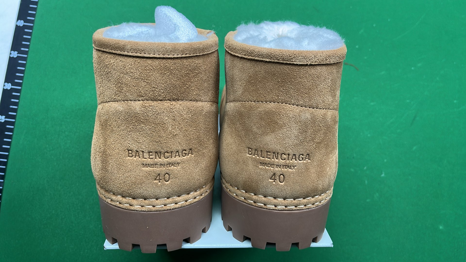 Brown Suede Winter Boots with Faux Fur Lining