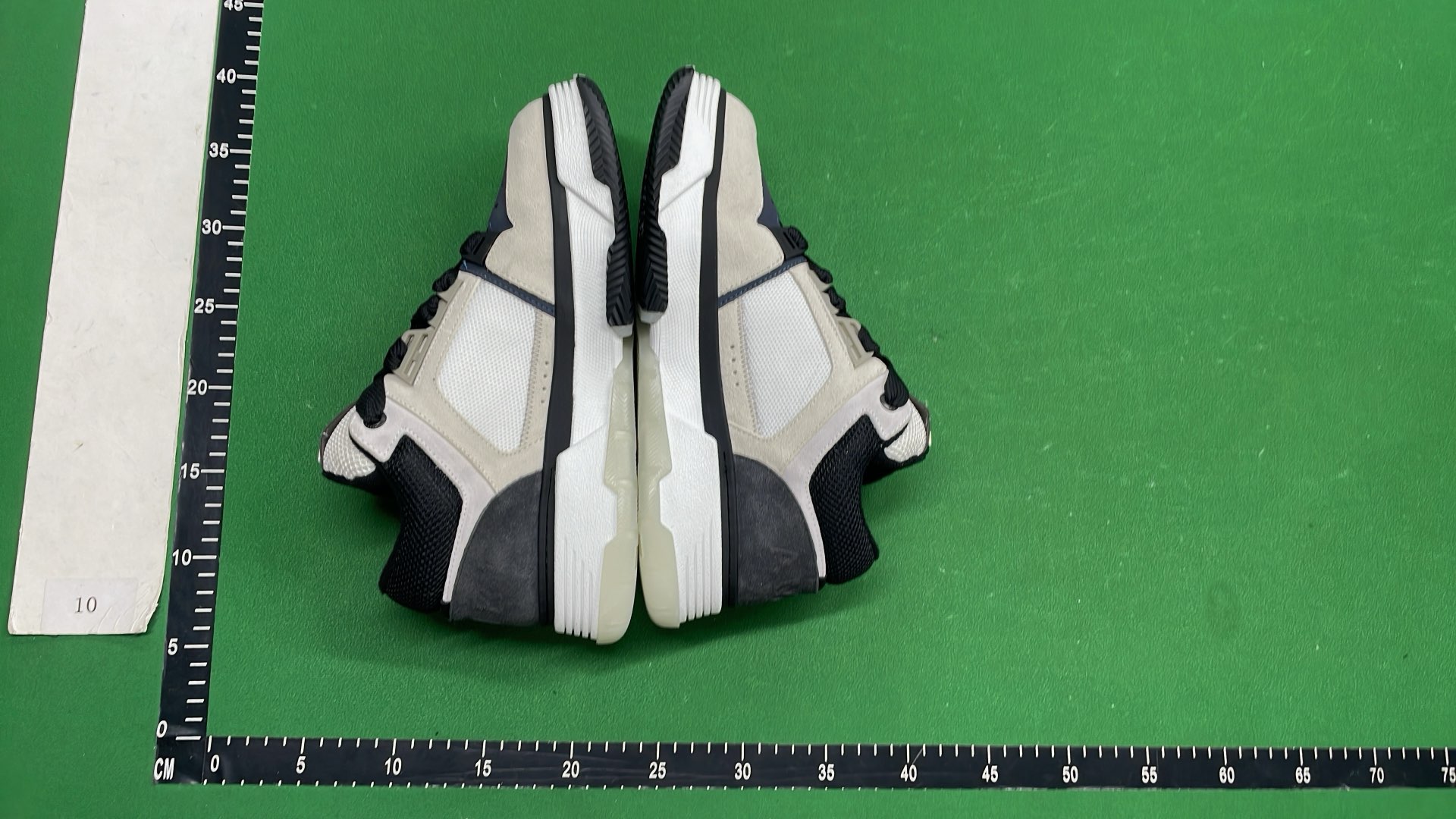 AMIRI White and Black Casual Sneakers for Men