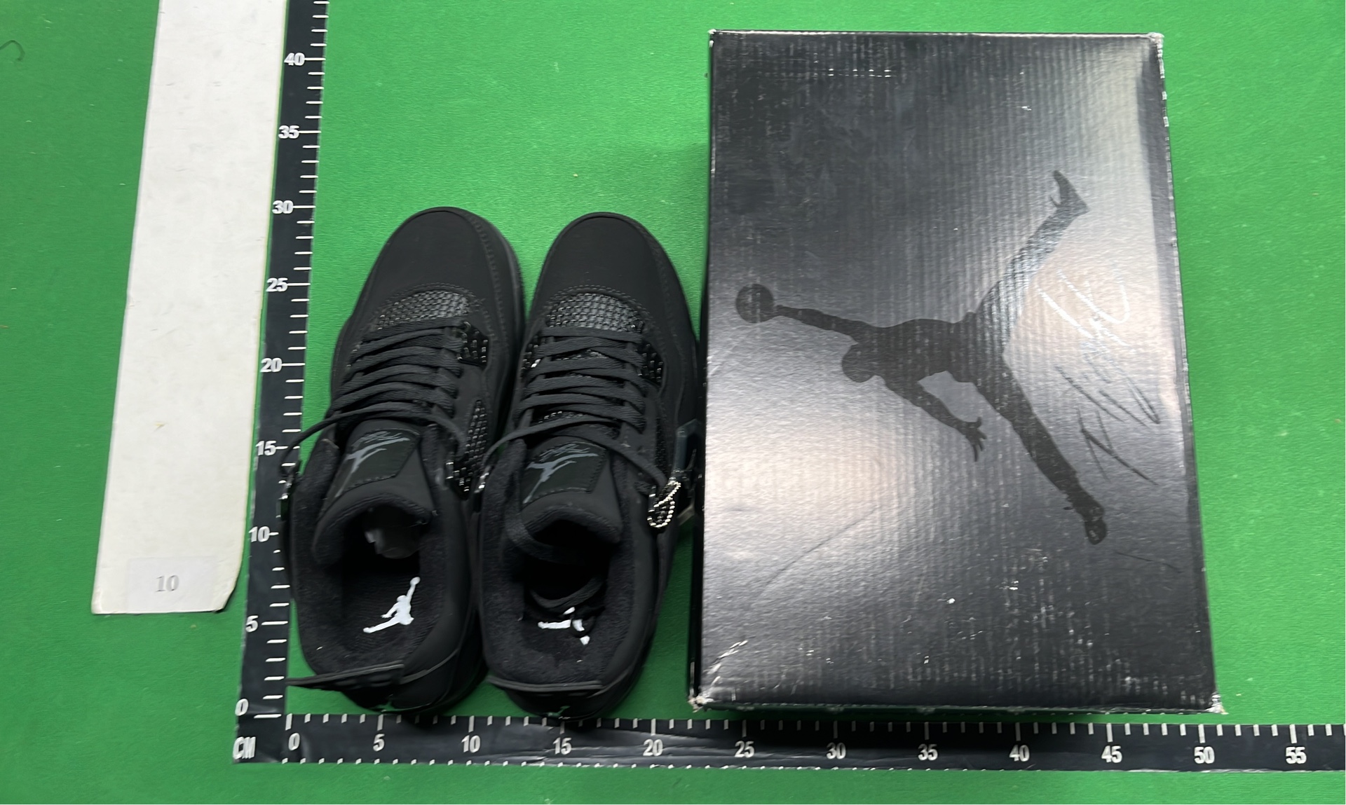 Air Jordan 4 Black White Sneakers Men's Basketball Shoes