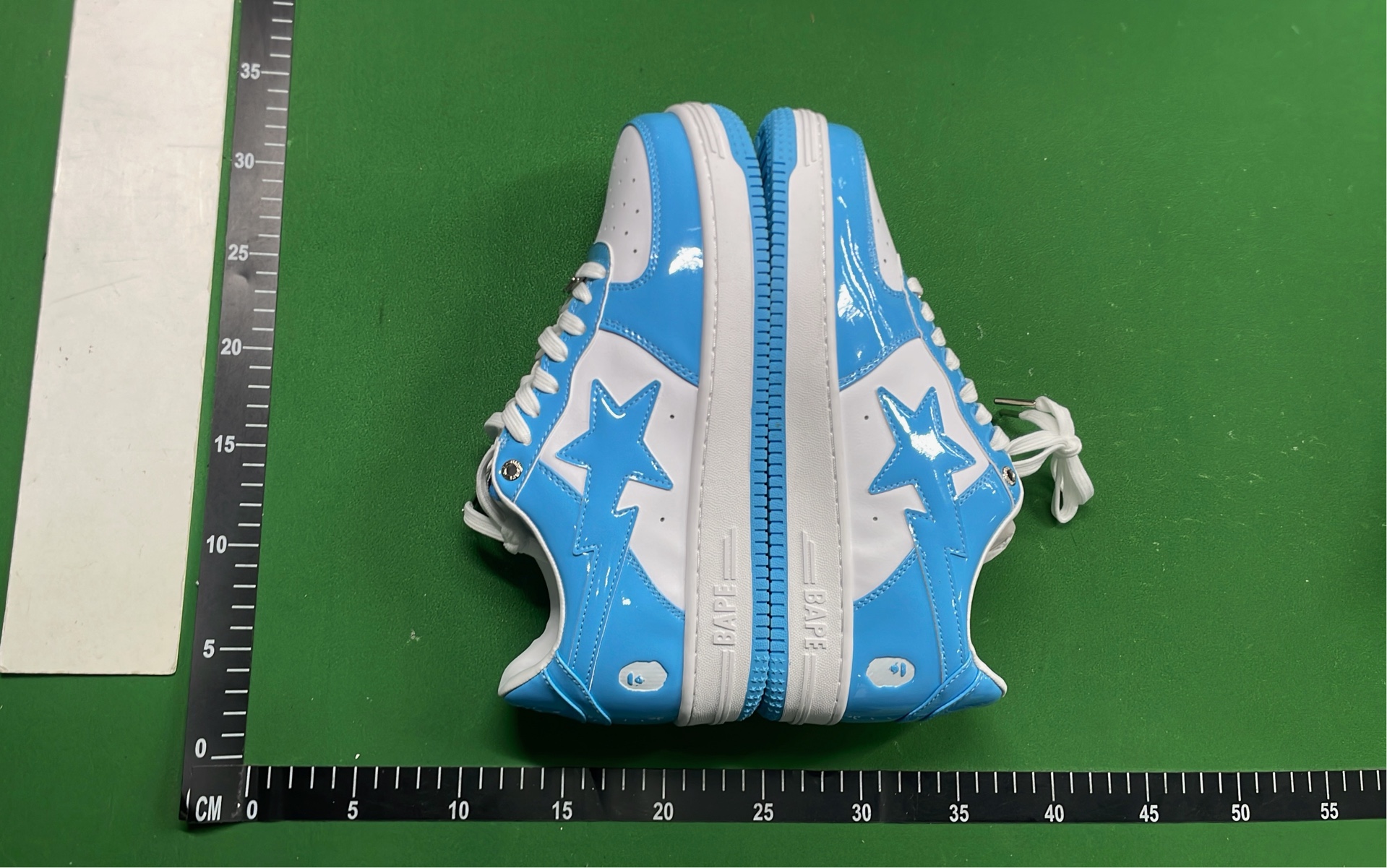 BAPE x Nike SB Dunk Low Pink Blue Star Sneakers