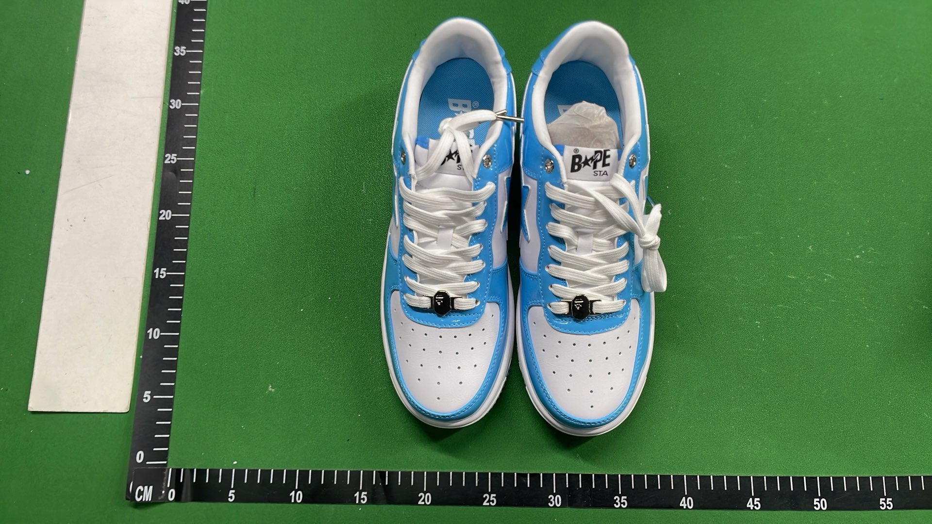 BAPE x Nike SB Dunk Low Pink Blue Star Sneakers