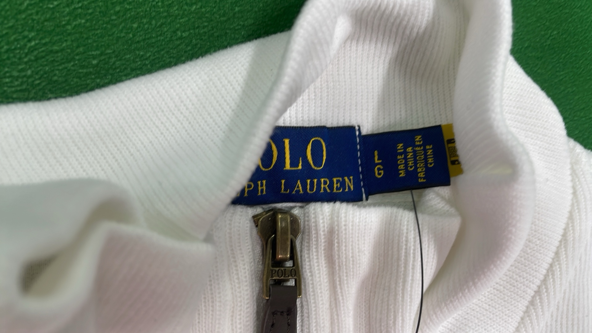 Polo Ralph Lauren Half-Zip Velvet Pullover Sweater