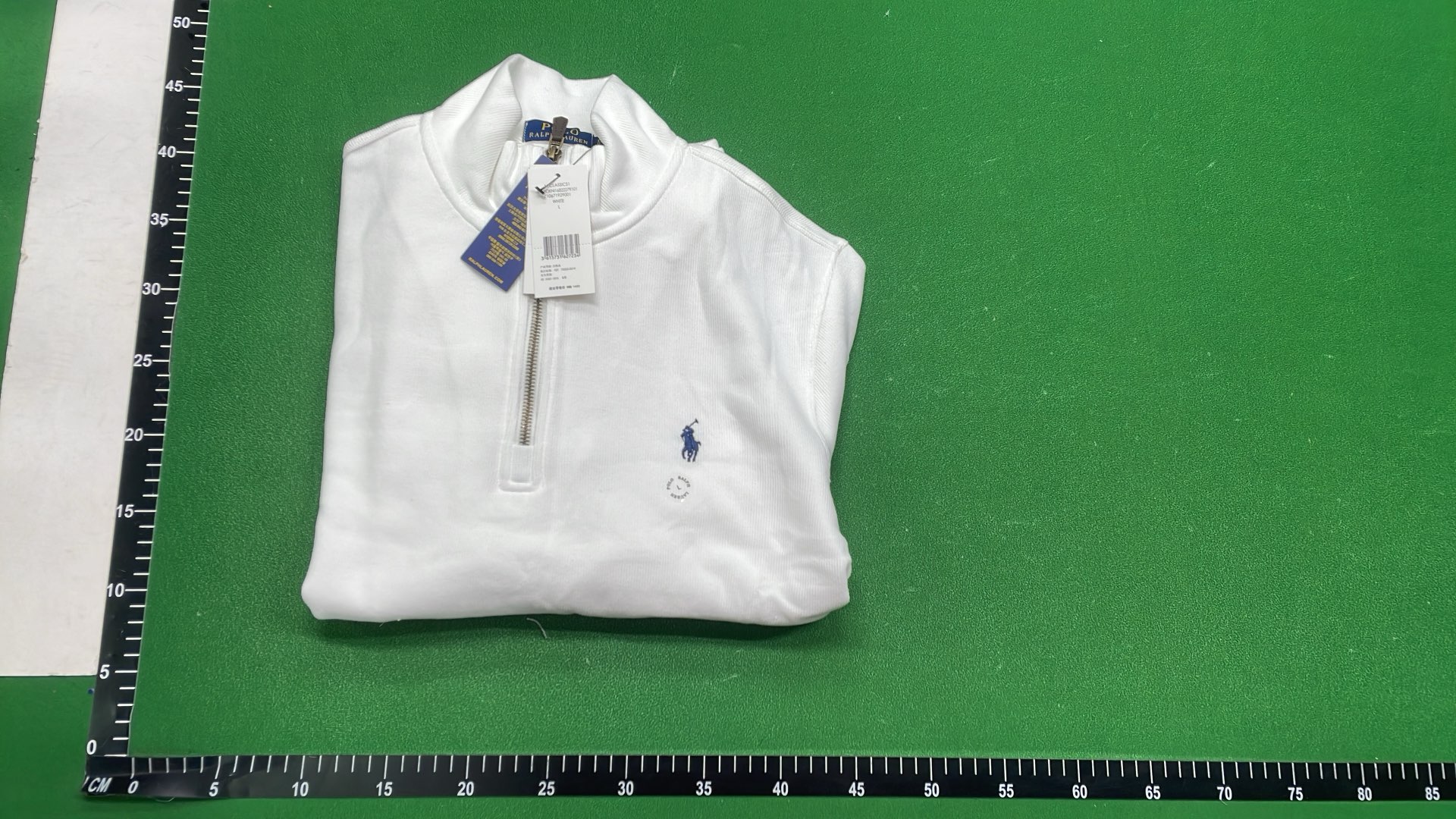 Polo Ralph Lauren Half-Zip Velvet Pullover Sweater