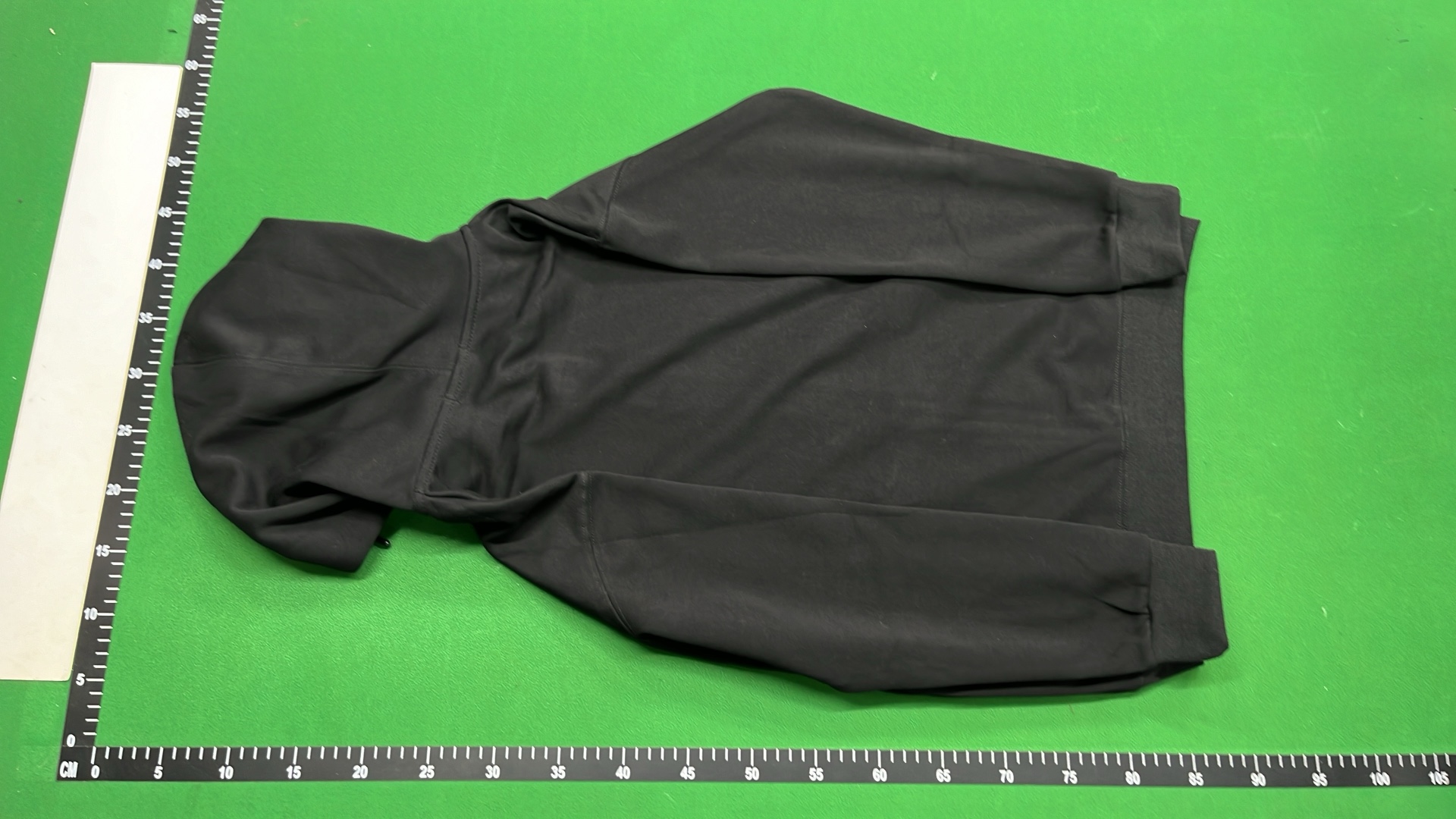 Black Full-Zip Hoodie with Pony Logo