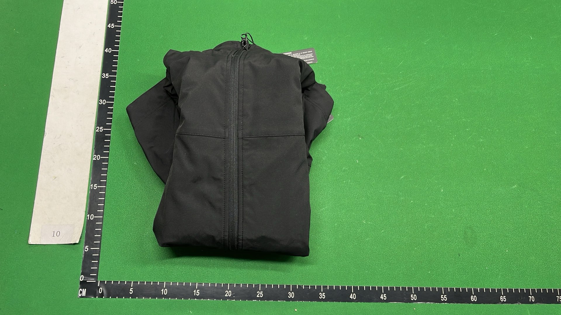 Stone Island Black Hooded Jacket with Compass Logo