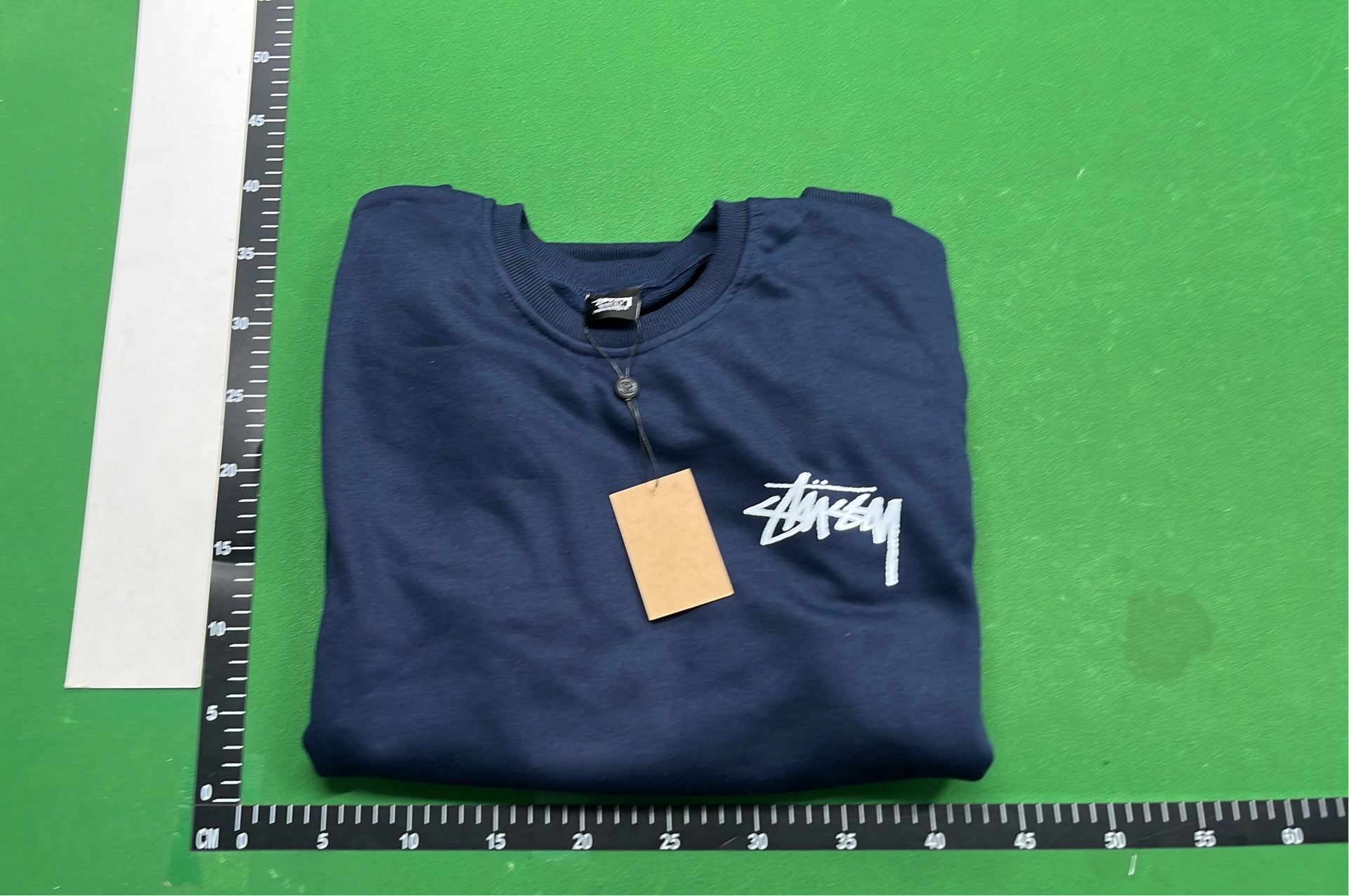 Stussy Dice Logo Crewneck Sweatshirt - Navy Blue