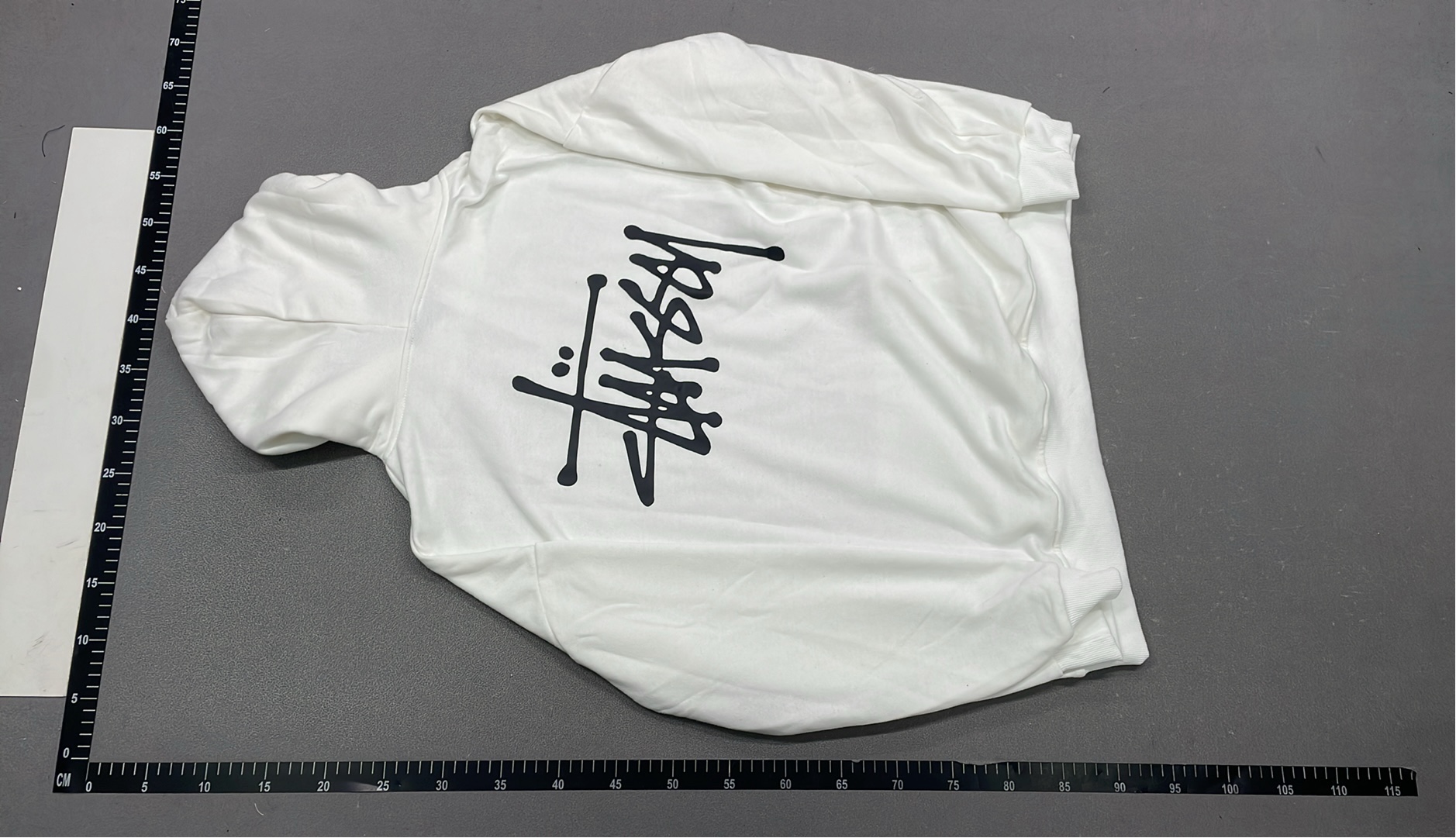 Stussy Black Hoodie with Chrome Logo Design