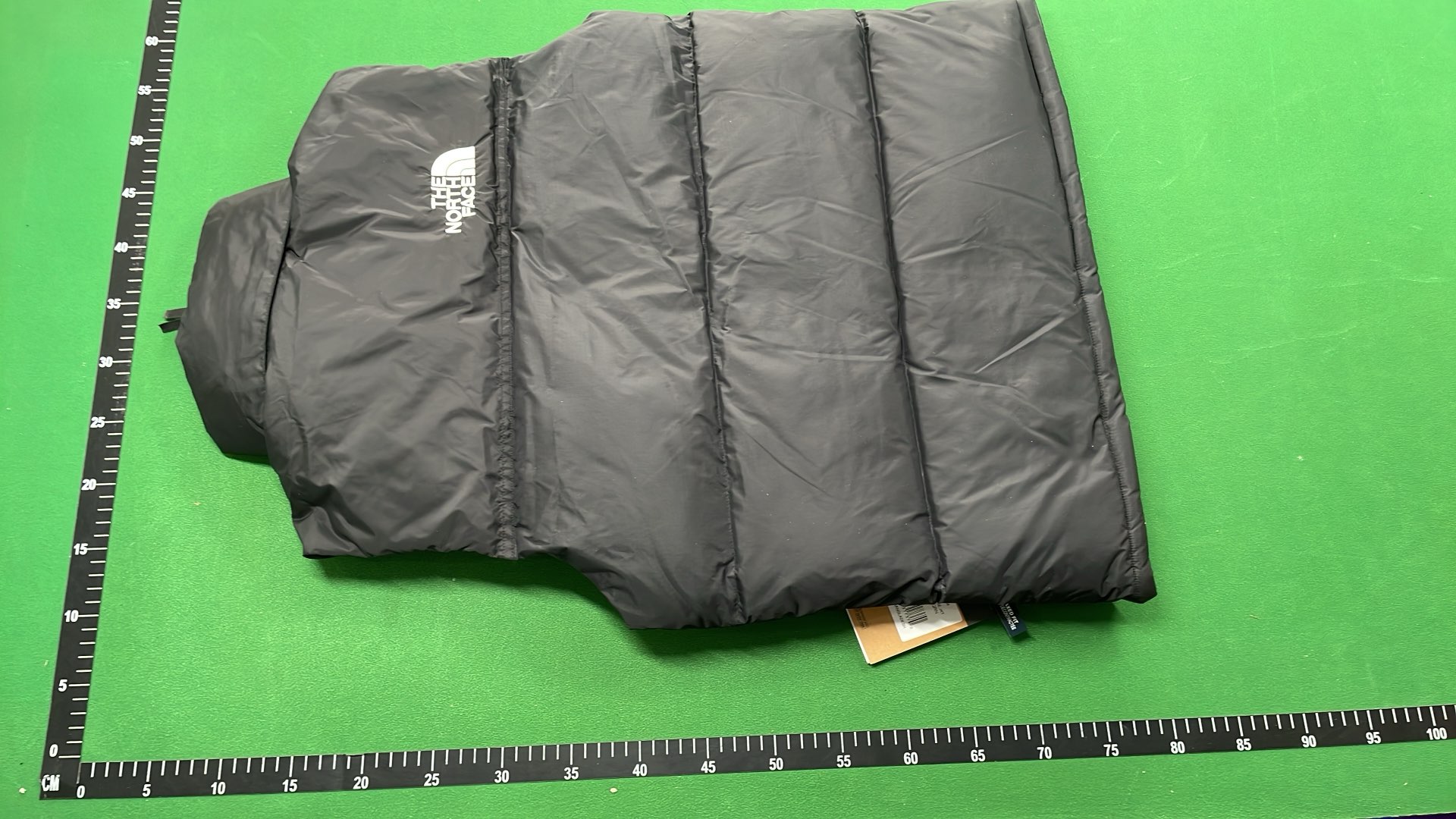 Black Puffer Vest with Gray Hoodie Outfit