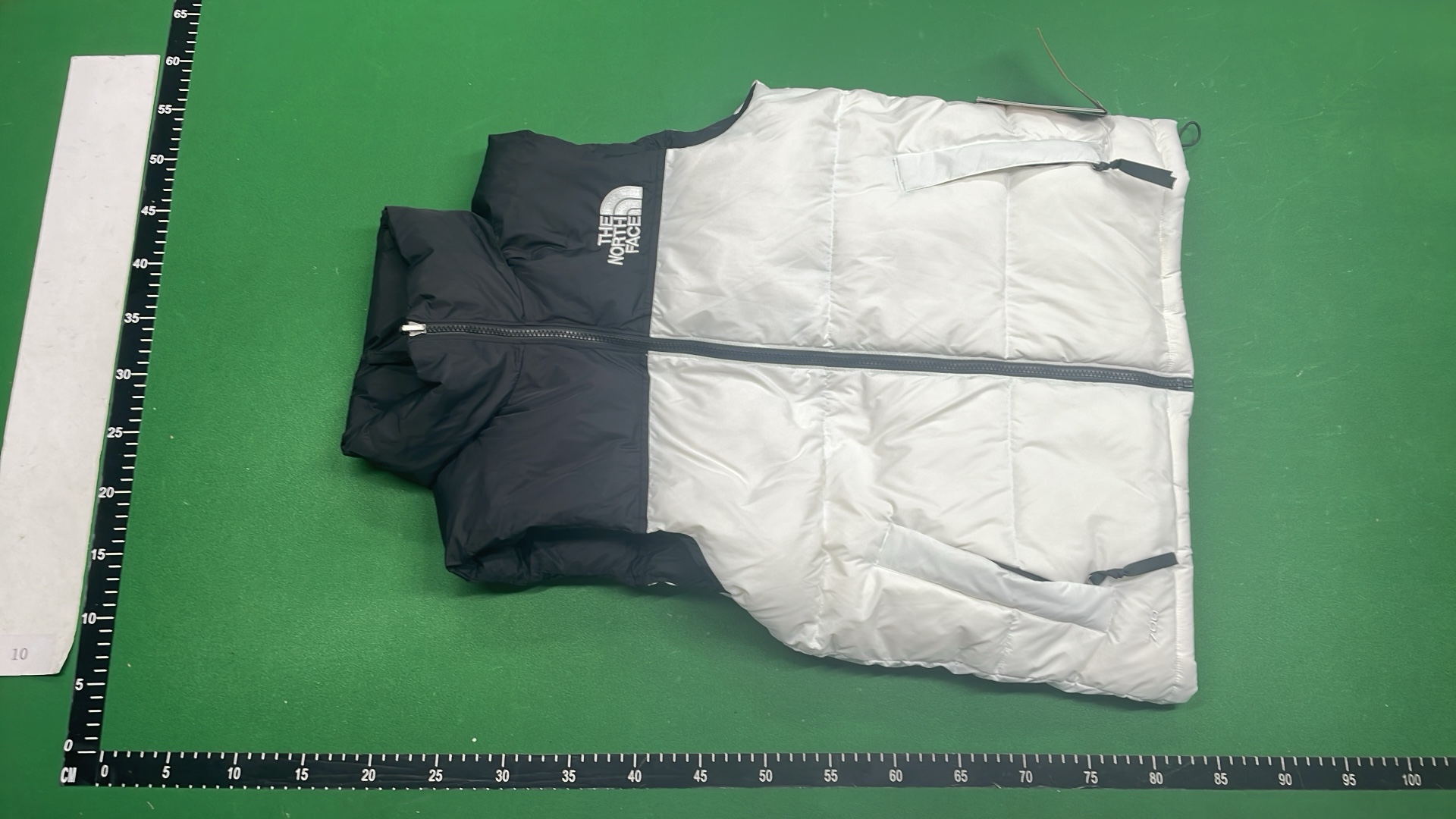 Black Puffer Vest with Gray Hoodie Outfit