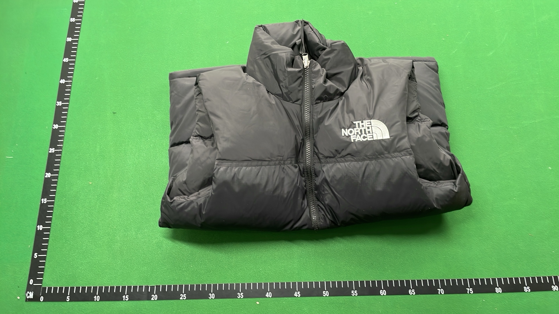 Black Puffer Vest with Gray Hoodie Outfit