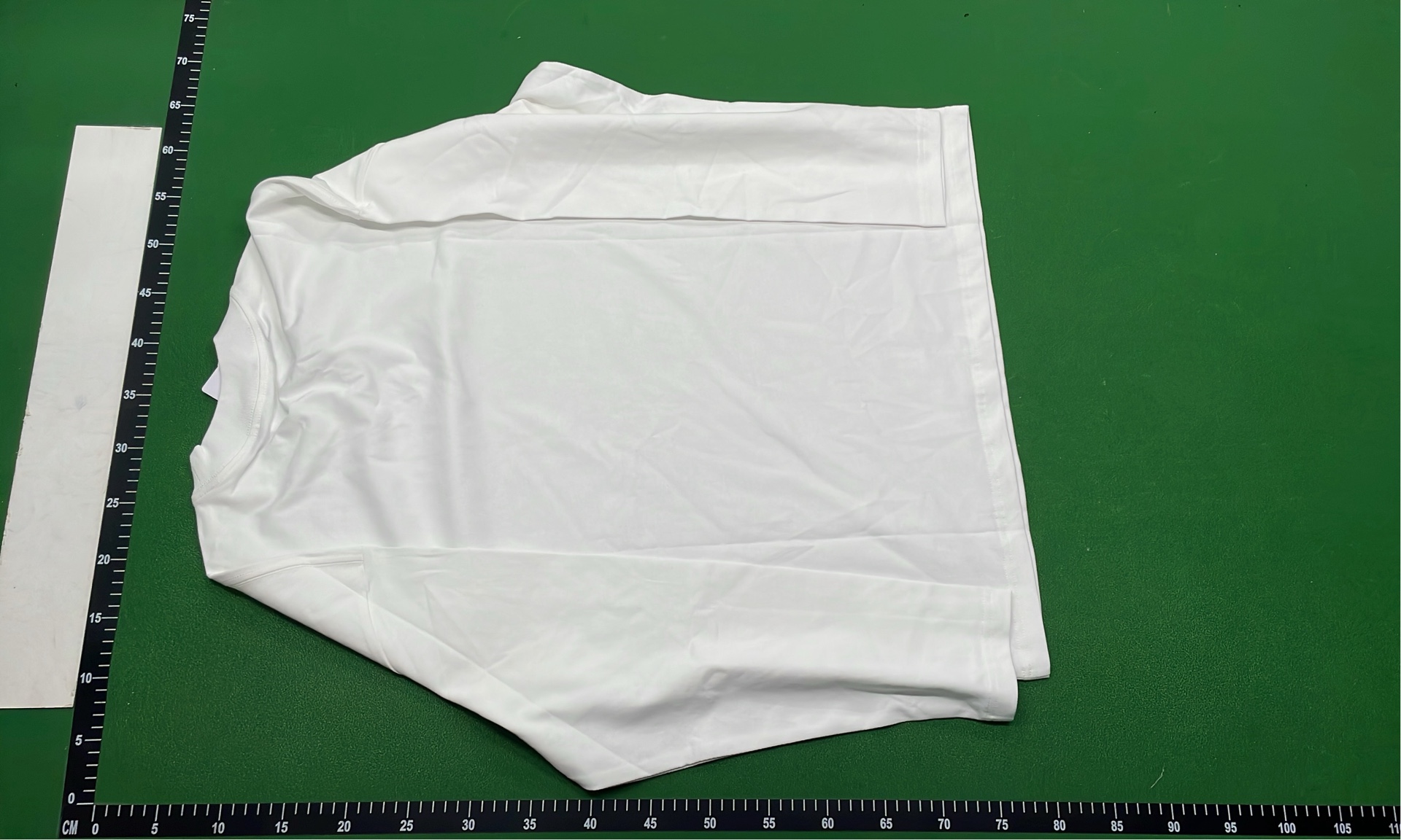 White Long Sleeve T-Shirt with Number Print