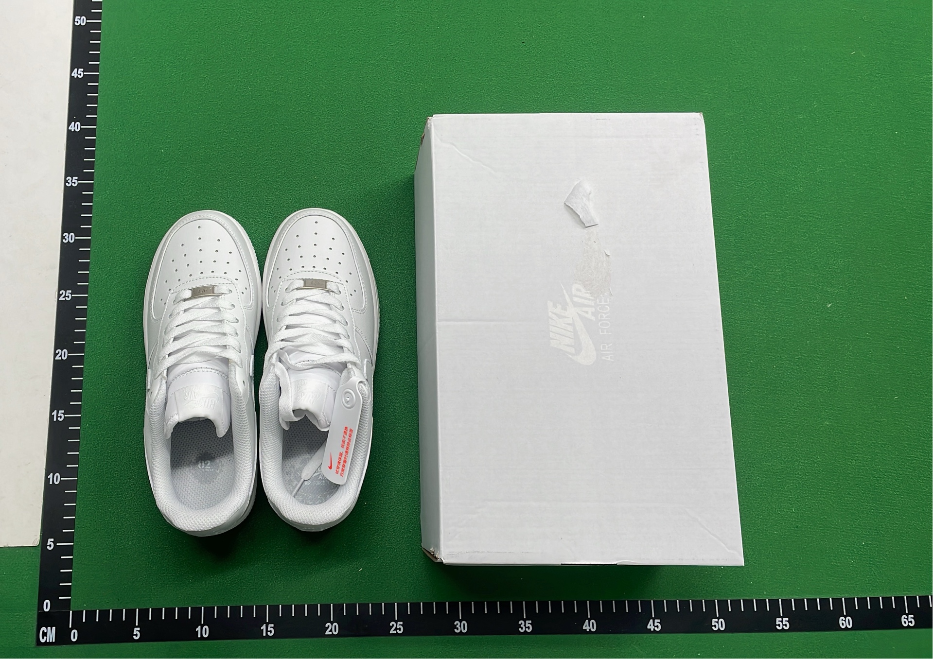 Nike Air Force 1 Low White Black Tan Red Supreme