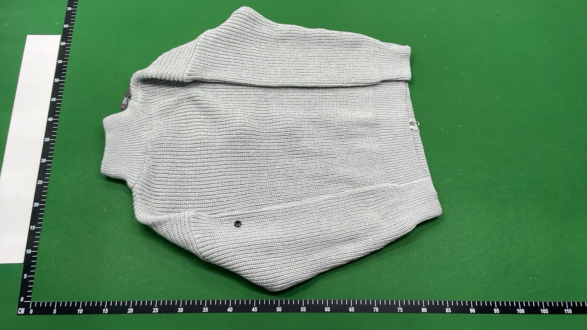 Stone Island High-End Knit Zip-Up Sweater Men's Fashion