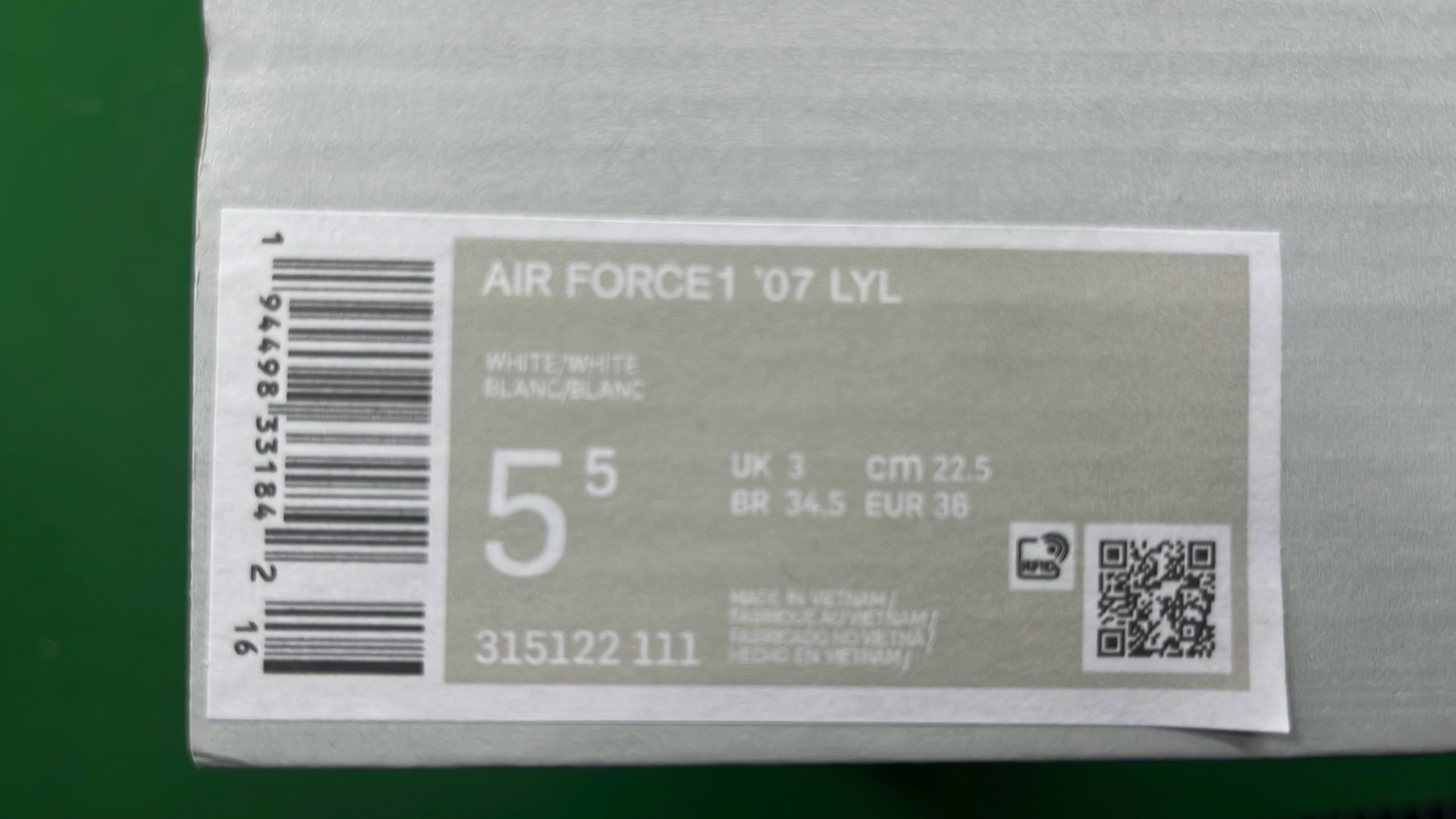 Nike Air Force 1 Low High Pure Original Sneakers
