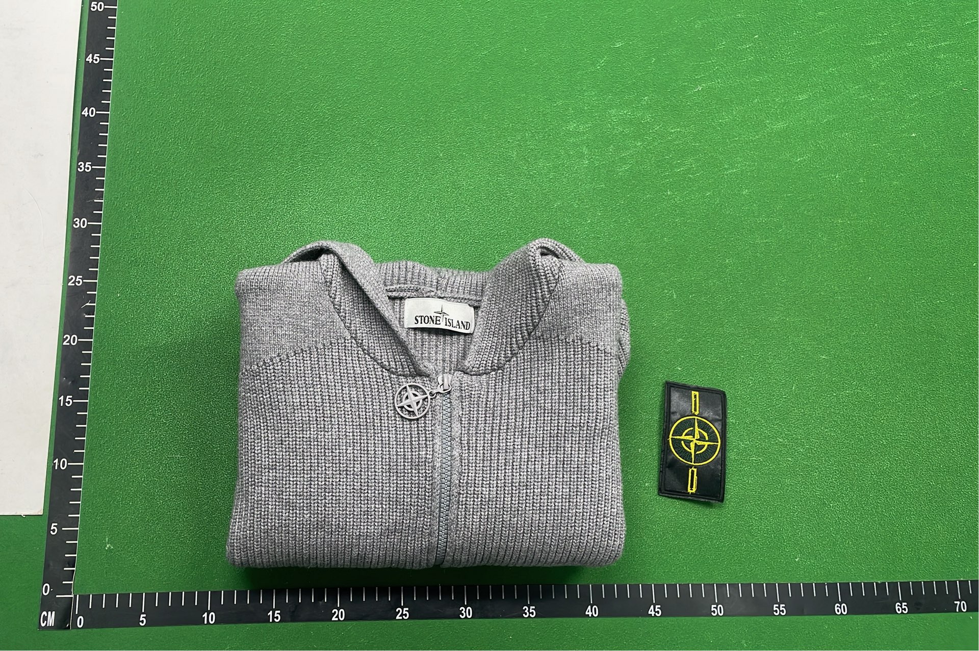 Men's Knit Zip-Up Sweater in Cream, Gray, Black