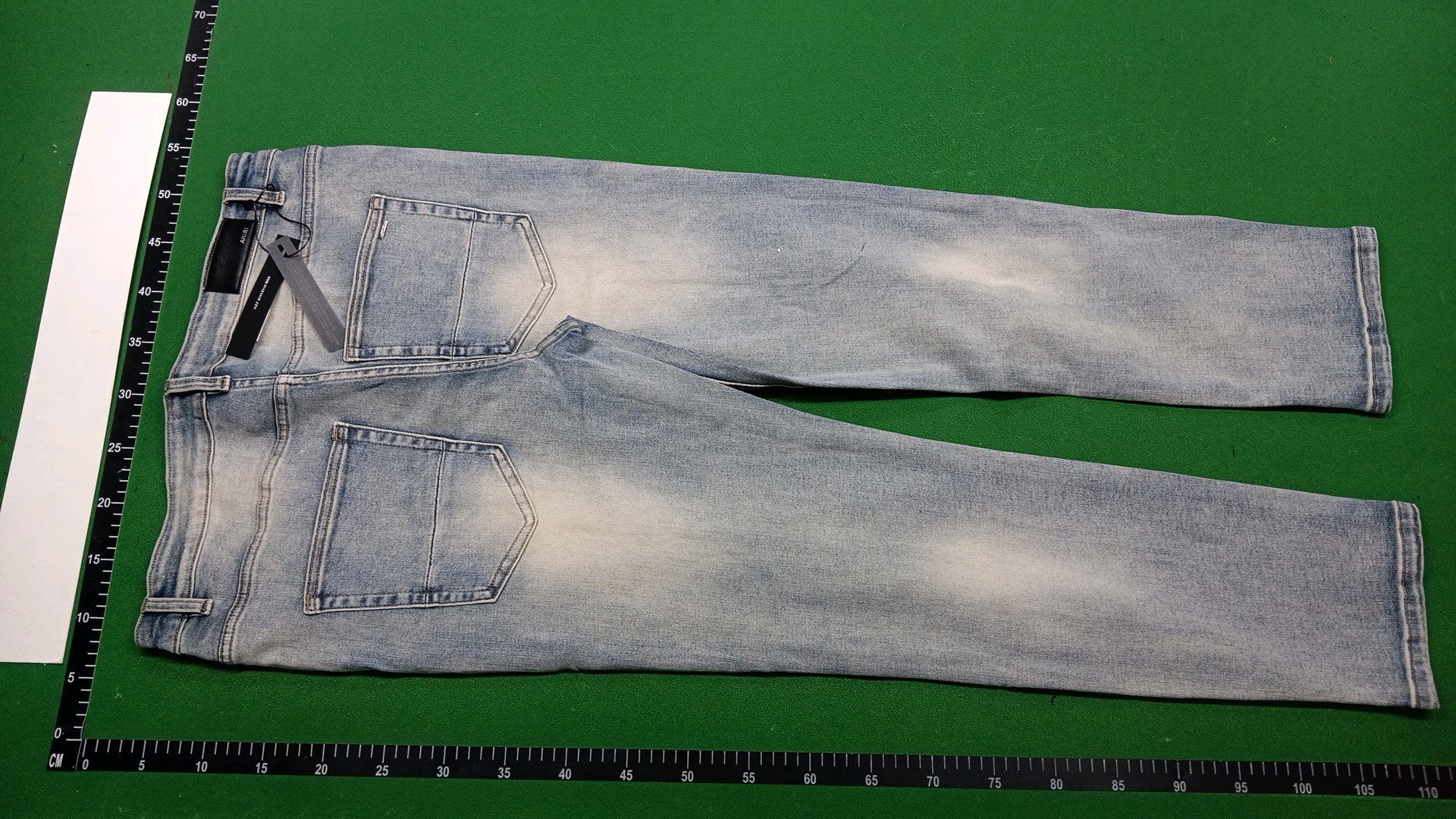 Distressed Denim Jeans with Embroidery and Rips