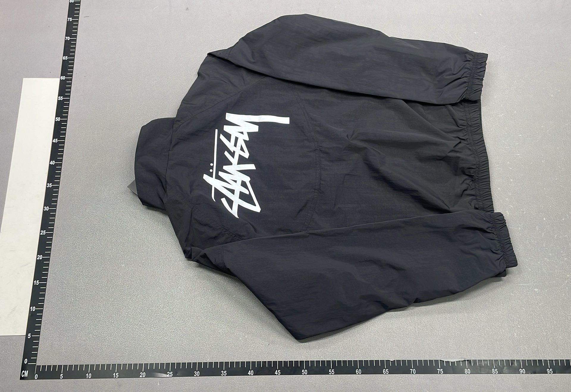 Stussy Black Jacket with White Logo