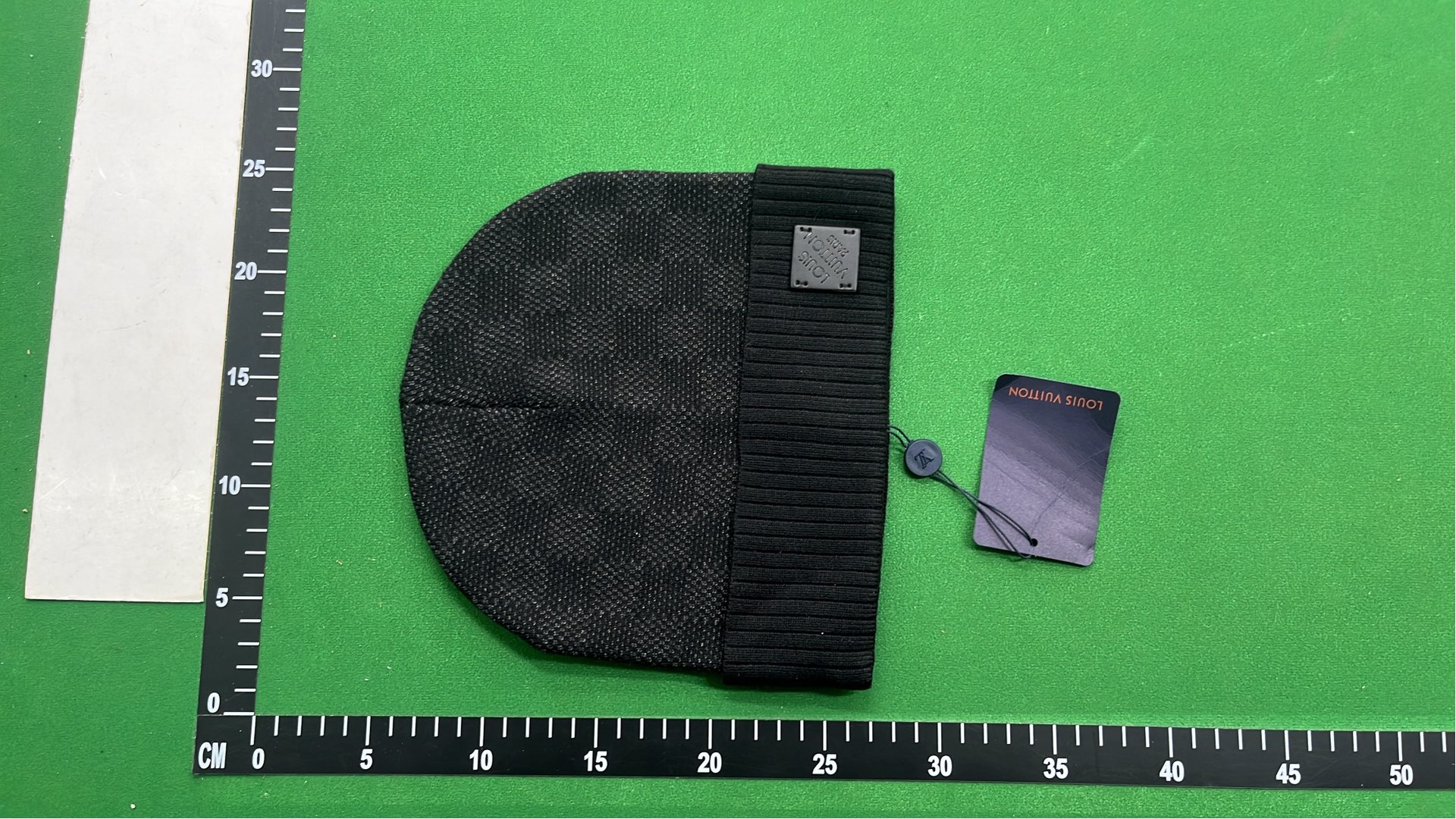Black Knit Beanie Hat with Logo Dust Bag 223#