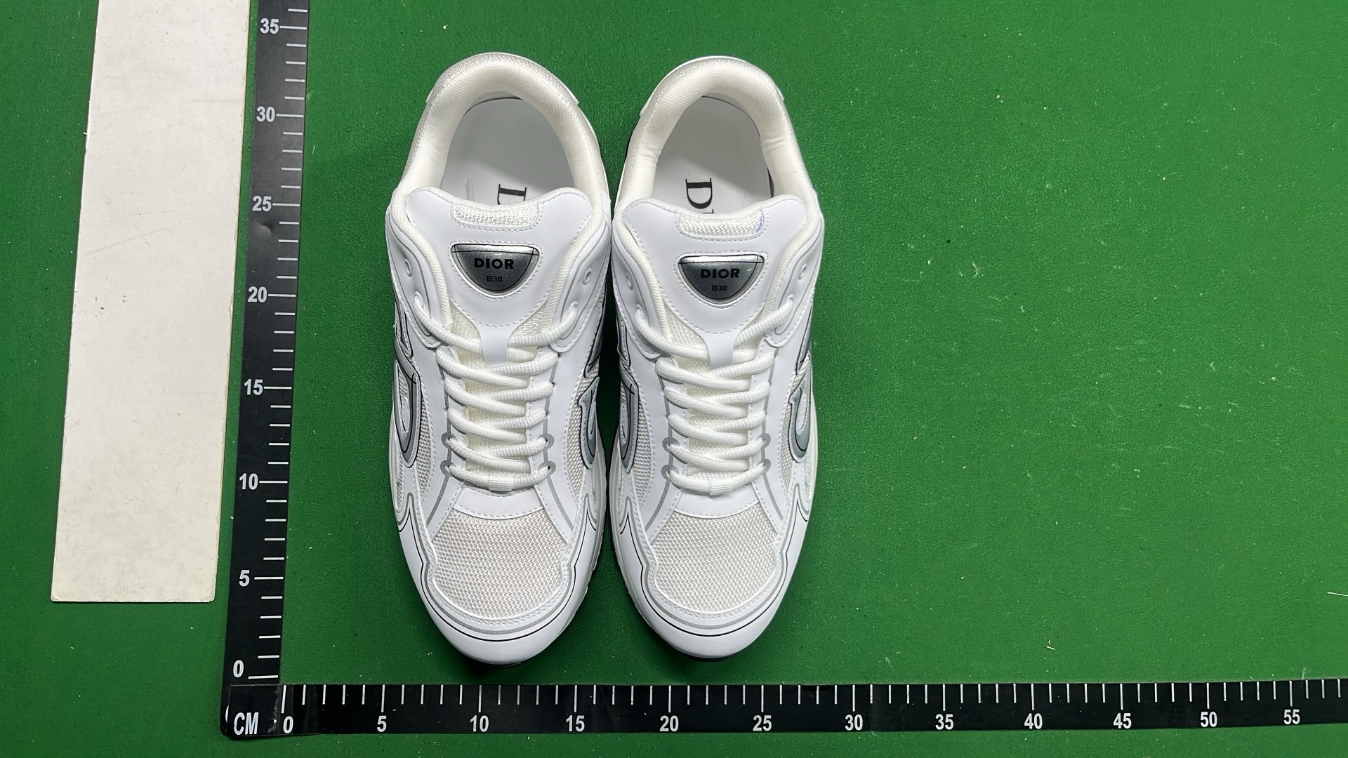 Dior Black and White Sneakers with Logo Design