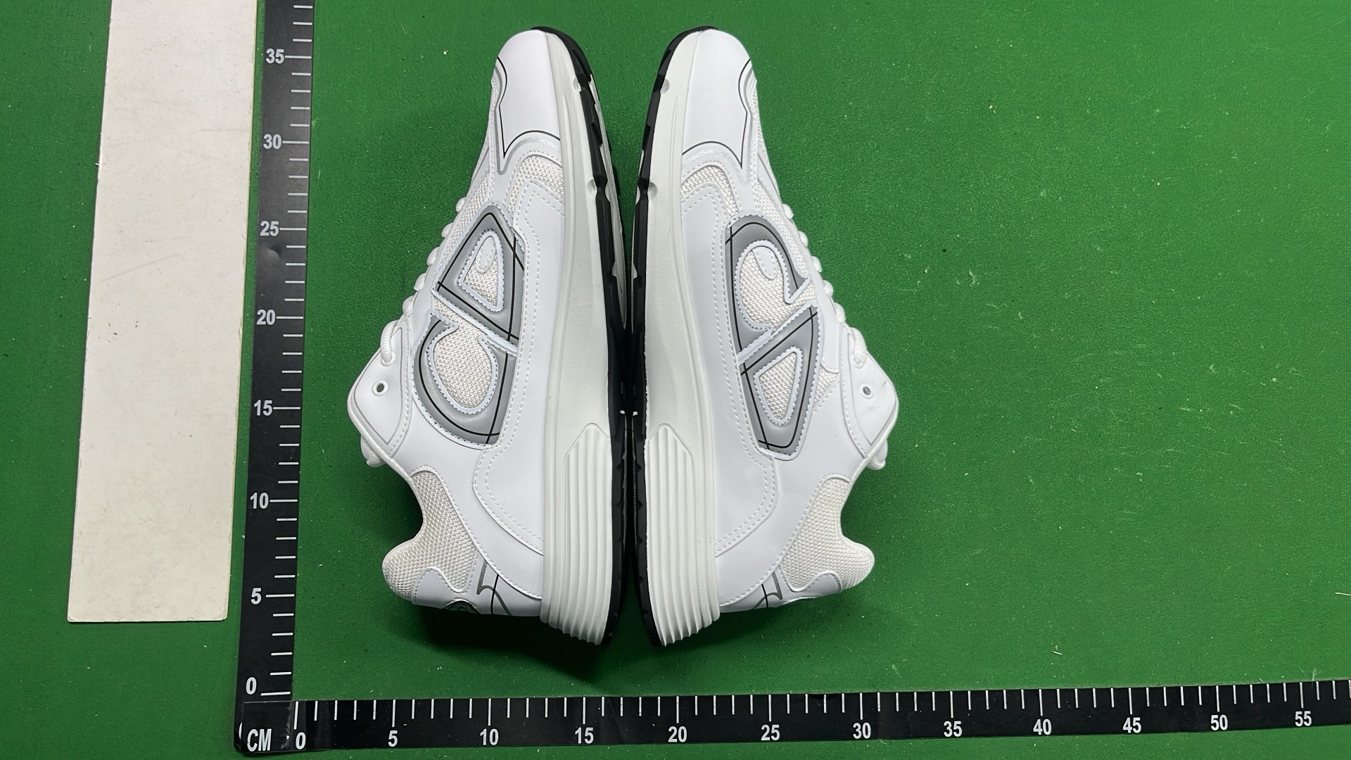 Dior Black and White Sneakers with Logo Design