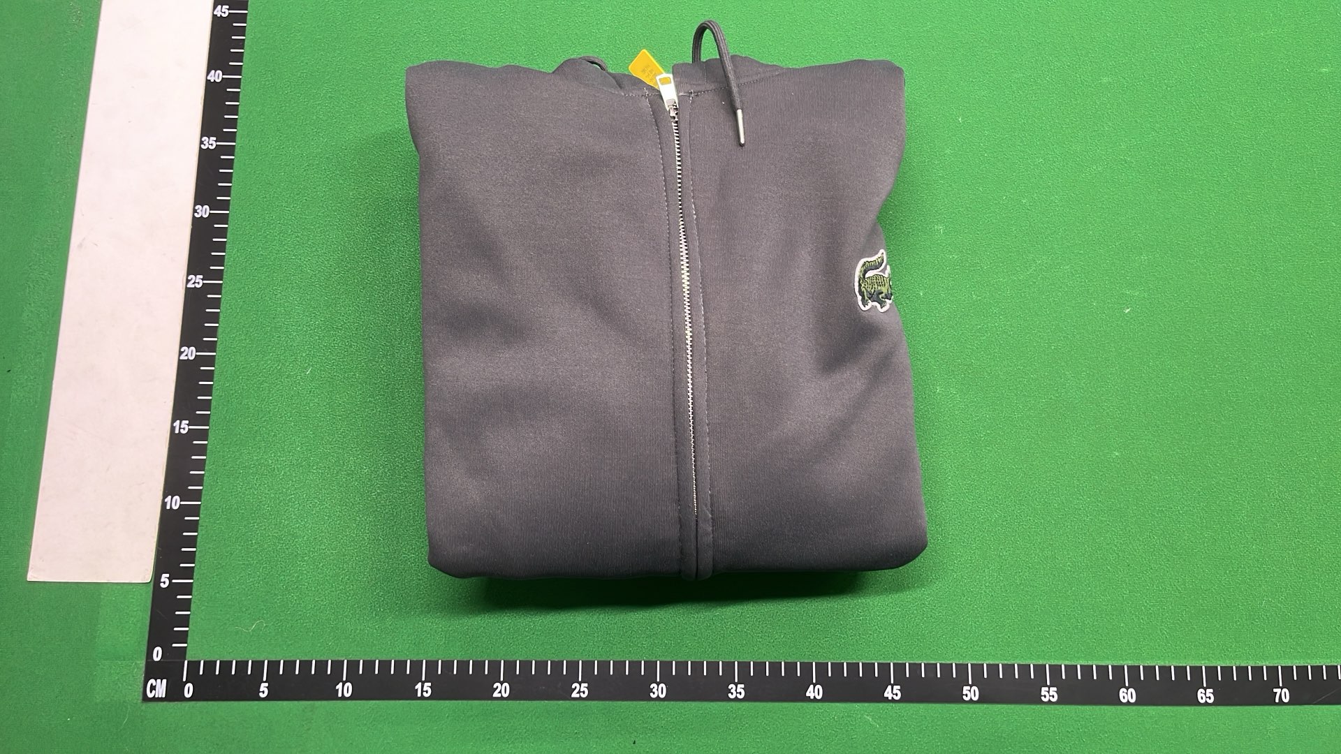 Lacoste Men's Zip-Up Hoodie Sweatshirt with Crocodile Logo