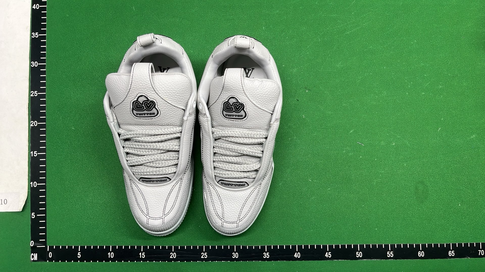LV Purple Denim Sneakers with Flower Logo