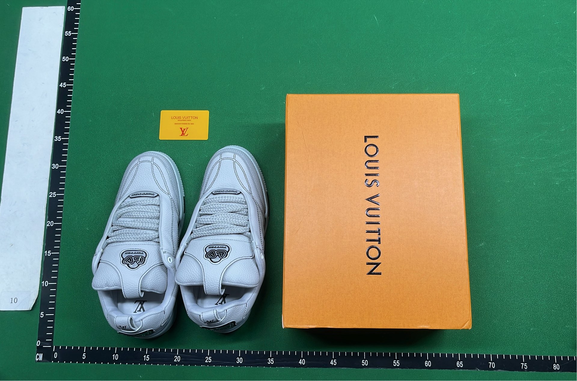 LV Purple Denim Sneakers with Flower Logo