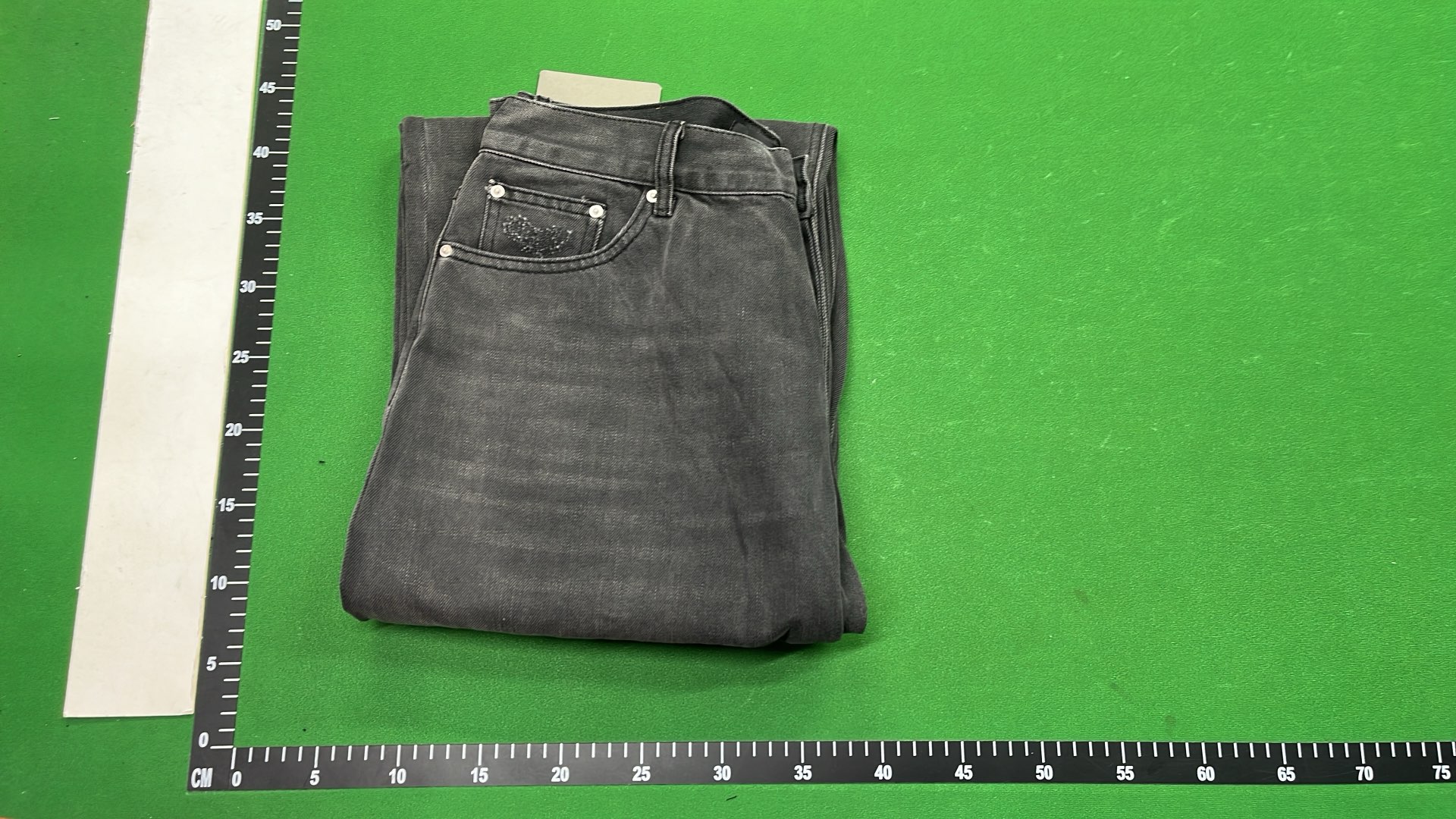 Black Wide Leg Denim Pants for Men Women Streetwear Fashion