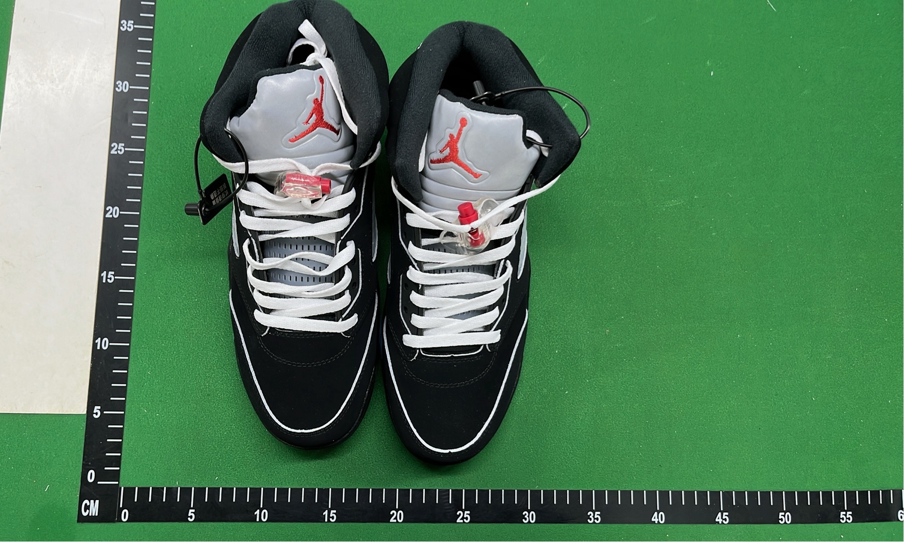 Air Jordan 5 Retro 'Cement' - White, Red, and Tan Sneakers